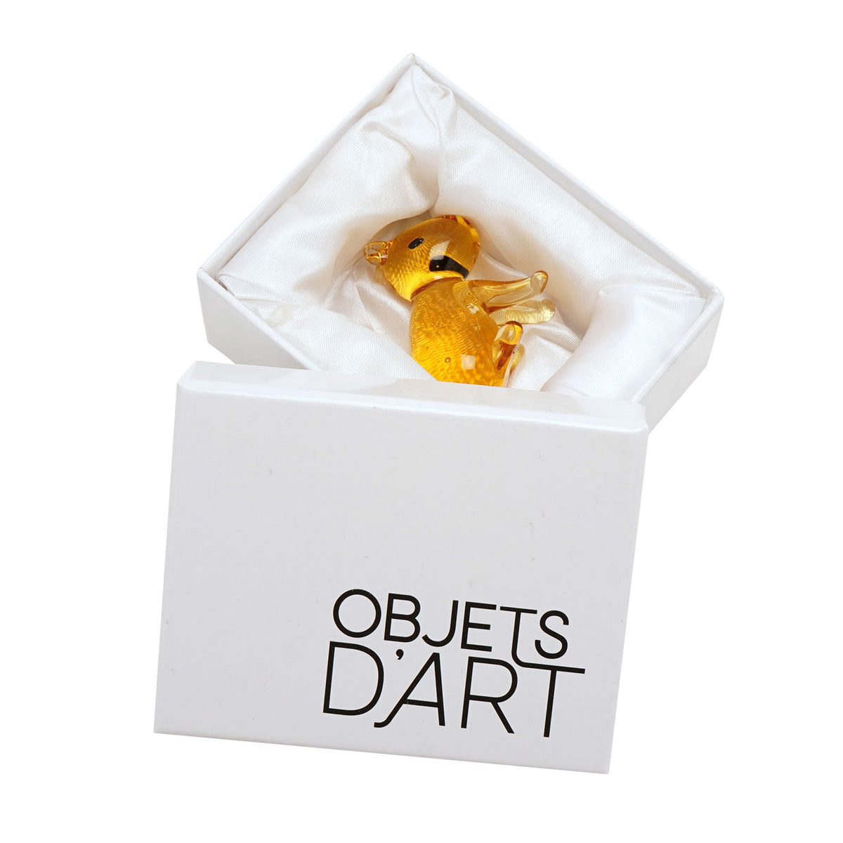 Objets D'art Miniature Glass Figurine - Capybara