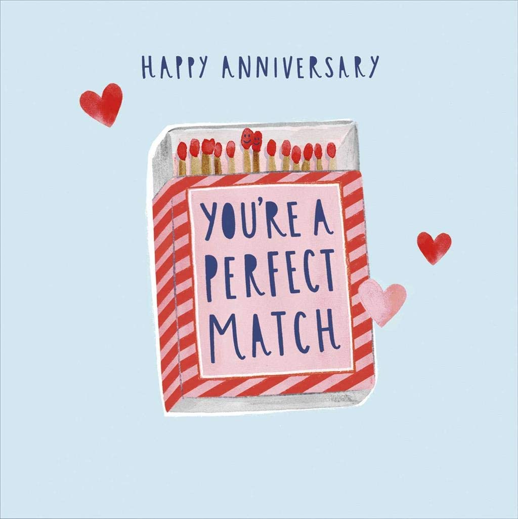 Happy Anniversary Card - Perfect Match