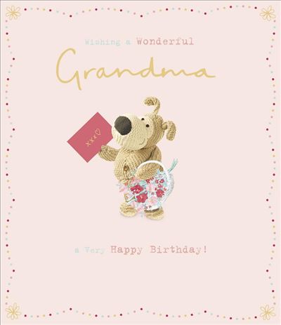Grandma Birthday Card - Boofle