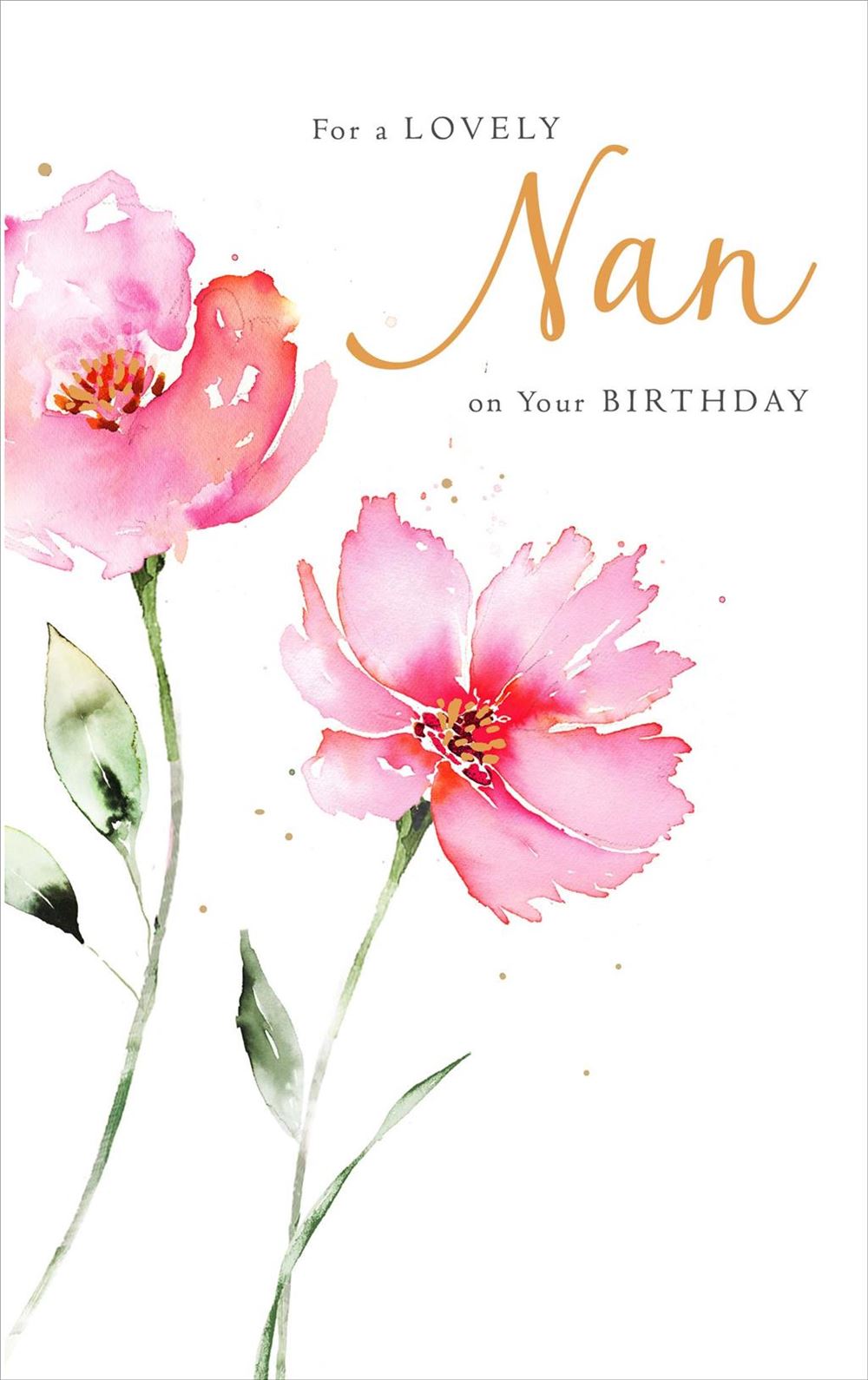 Nan Birthday Card - Simply Traditional