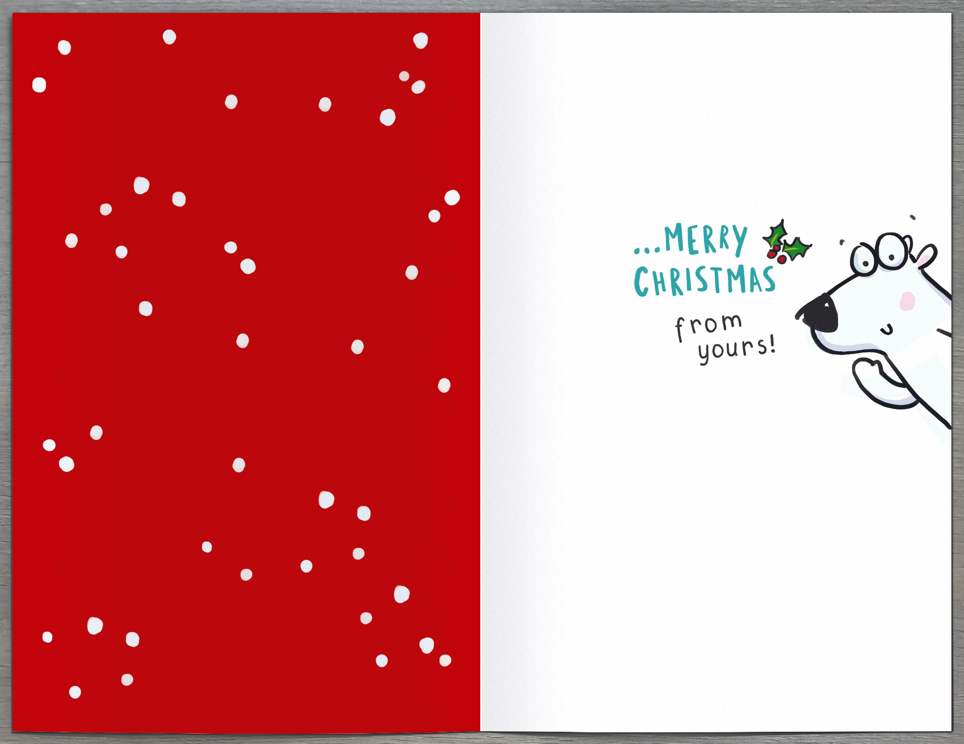 Uncle Christmas Card - Swag Polar Bear