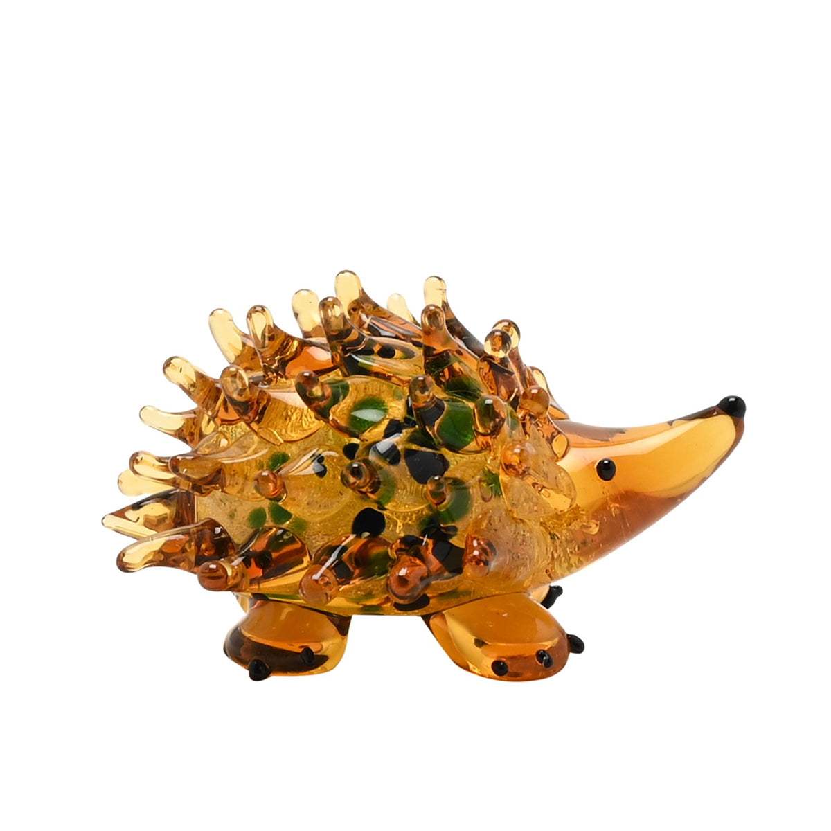 Objets d'art Miniature Glass Figurine - Hedgehog