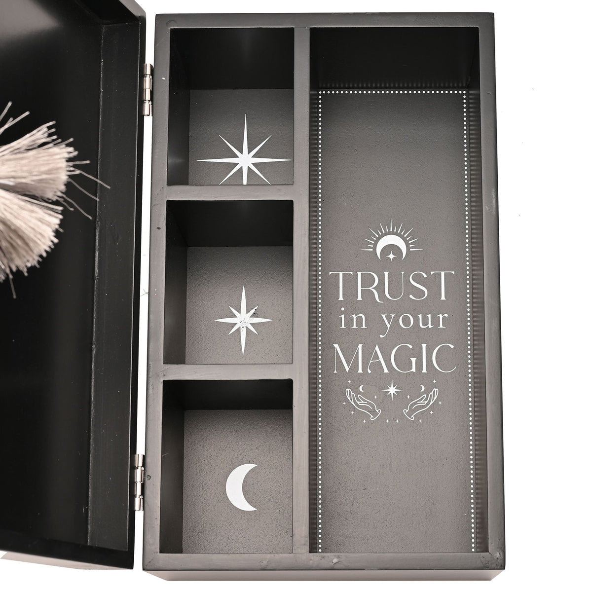 Juliana Mystic Legends Black Wooden Spells & Potion Box