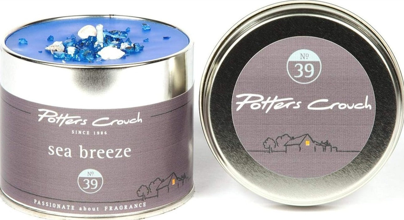 Sea Breeze - Scented Candle in a Tin - Potters Crouch
