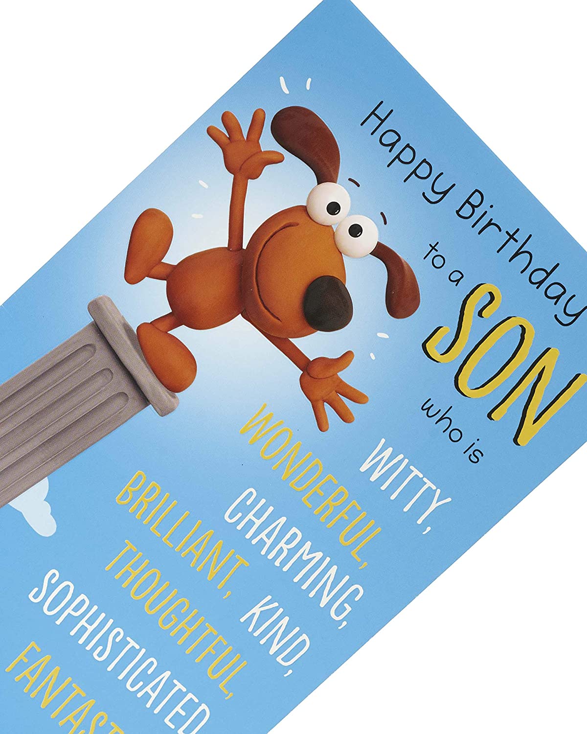 Son Birthday Card - Son On A Pedestal