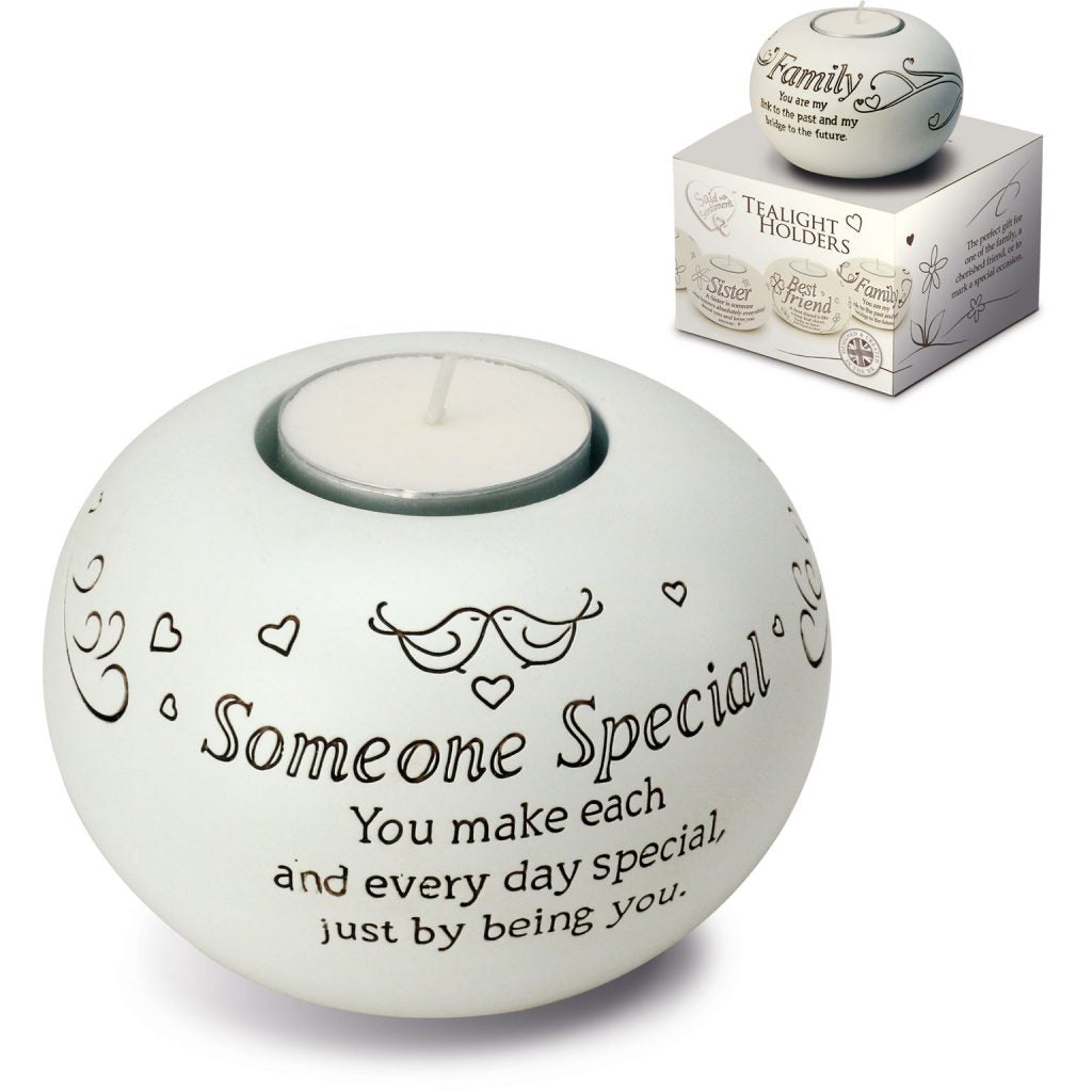 Said with Sentiment Tea Light Holder Someone Special