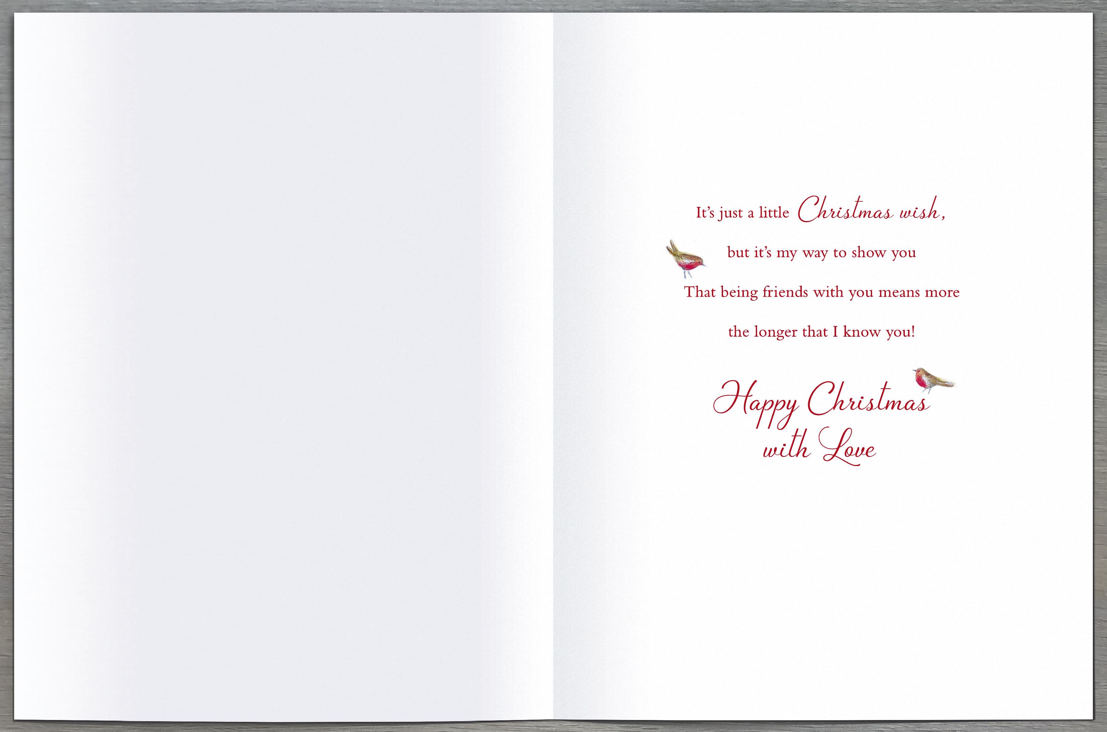 Friend Christmas Card - Festive Doorway