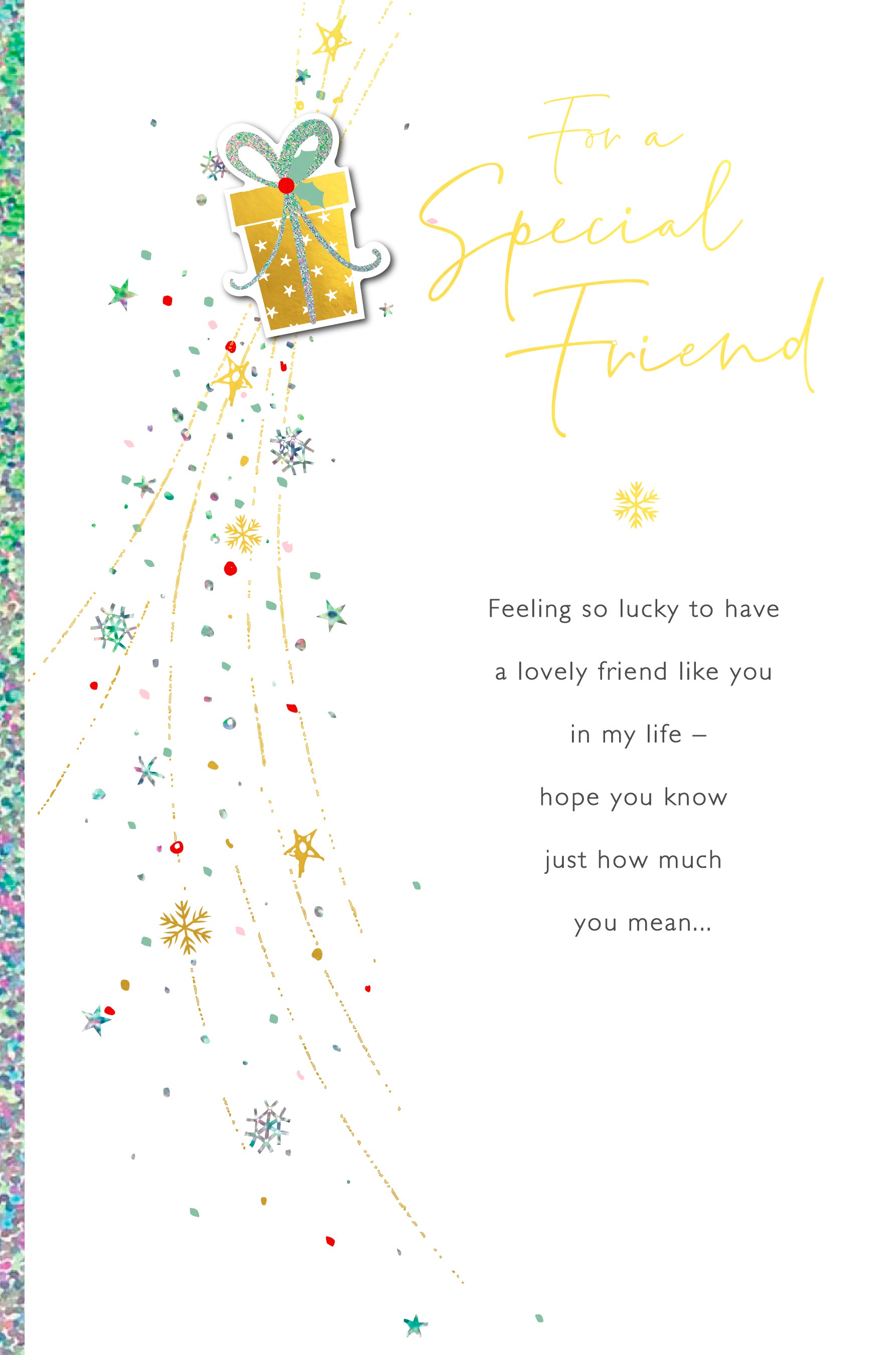 Special Friend Christmas Card - Shooting Gift