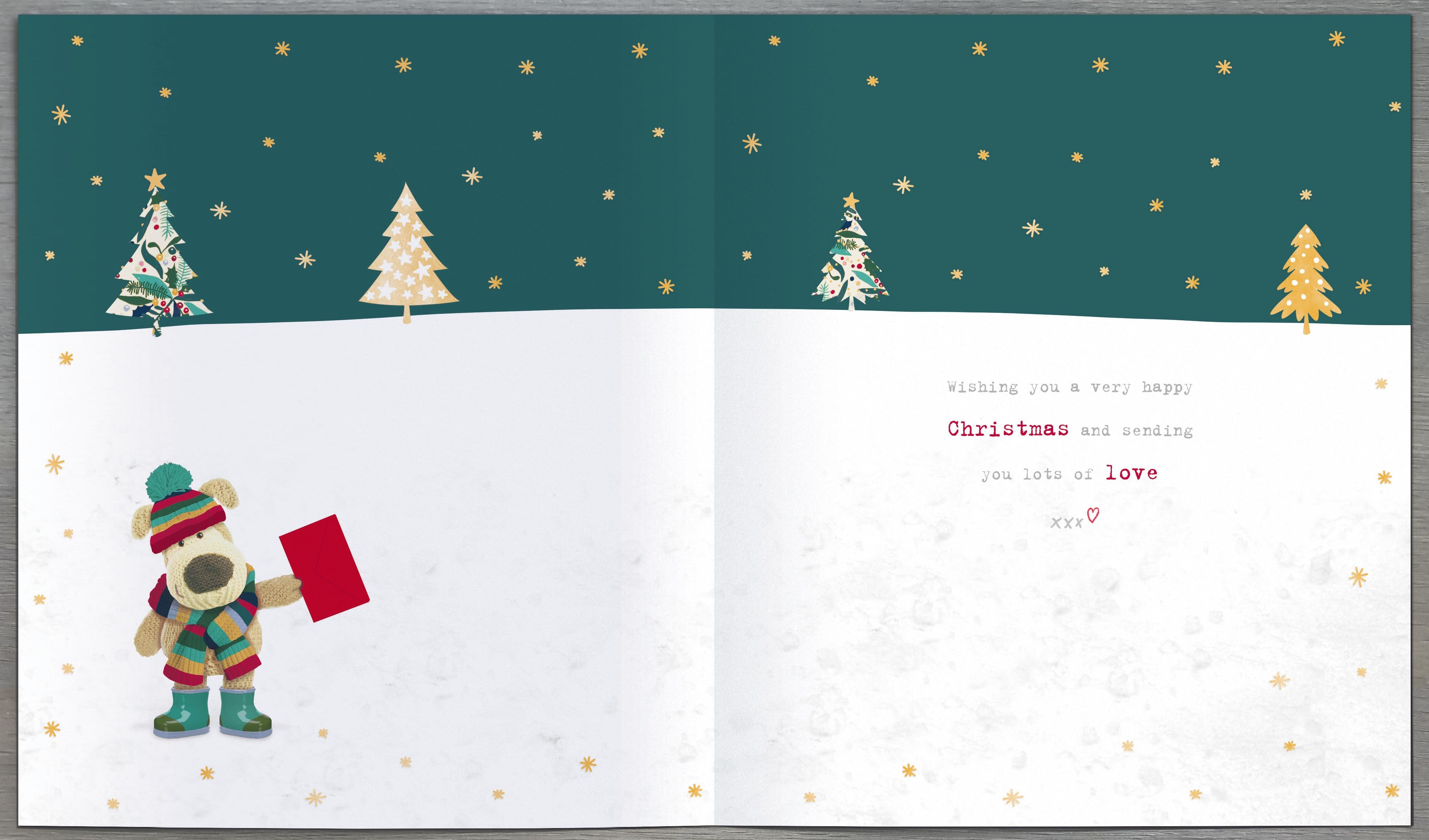 Uncle Christmas Card - Boofles Wishing You a Merry Christmas