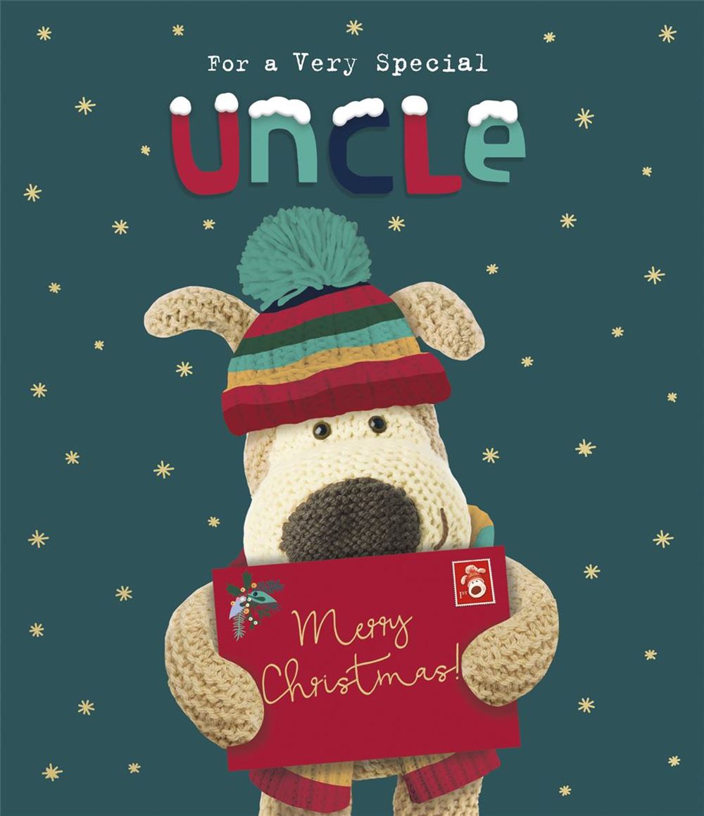 Uncle Christmas Card - Boofles Wishing You a Merry Christmas