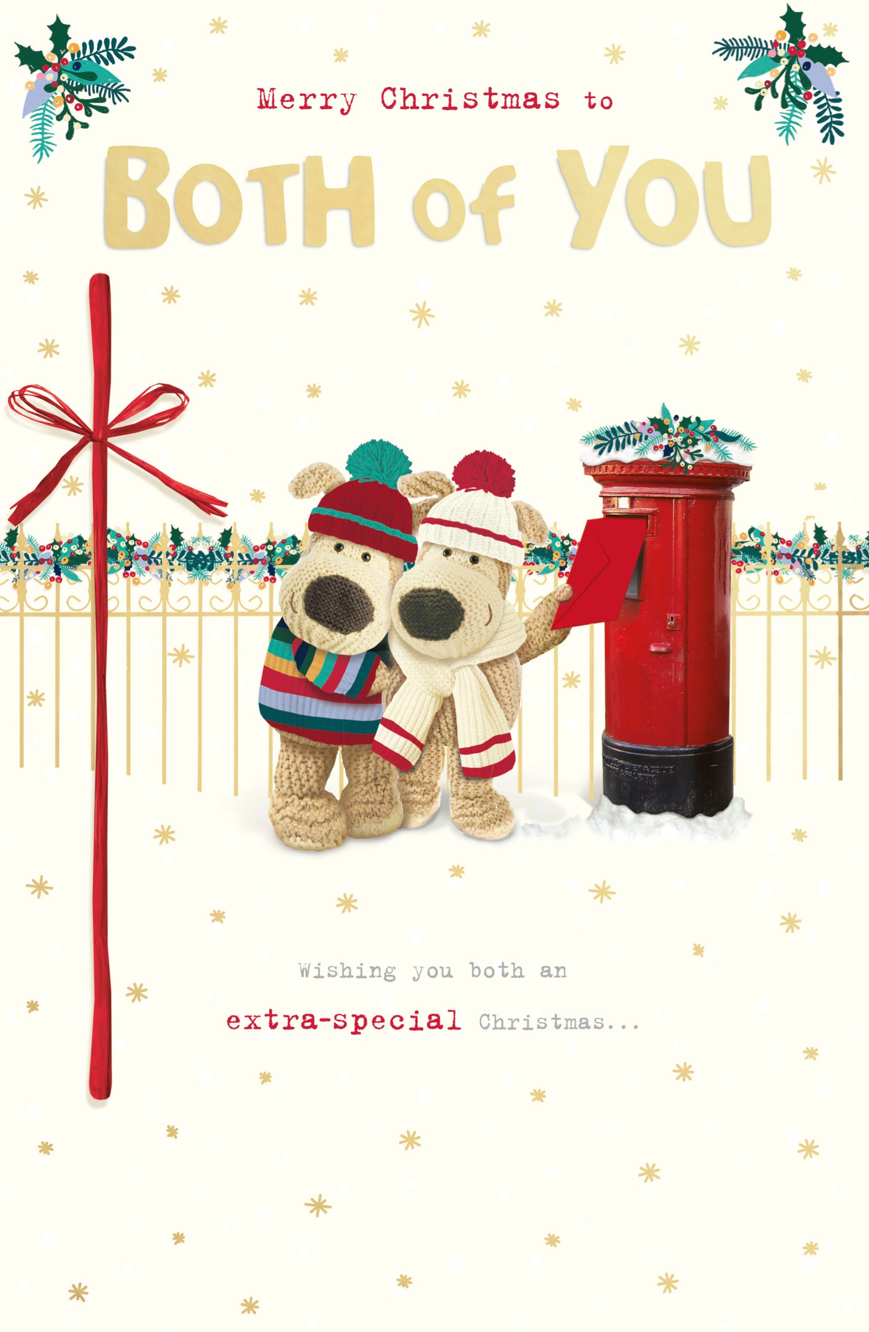 Both of You Christmas Card - Boofles Posting a Christmas Card