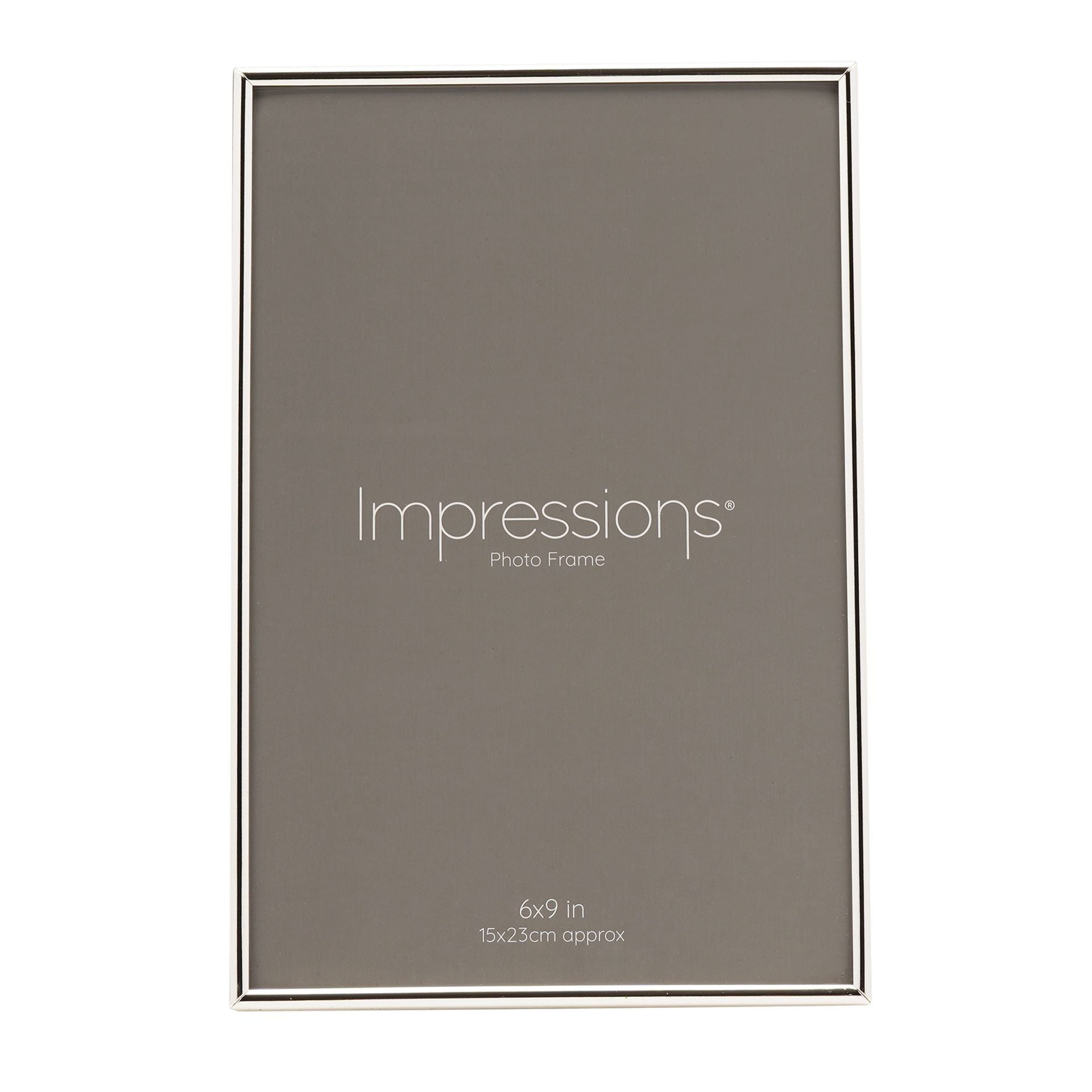Silverplated Photo Frame Oblong Thin - 6" x 9"
