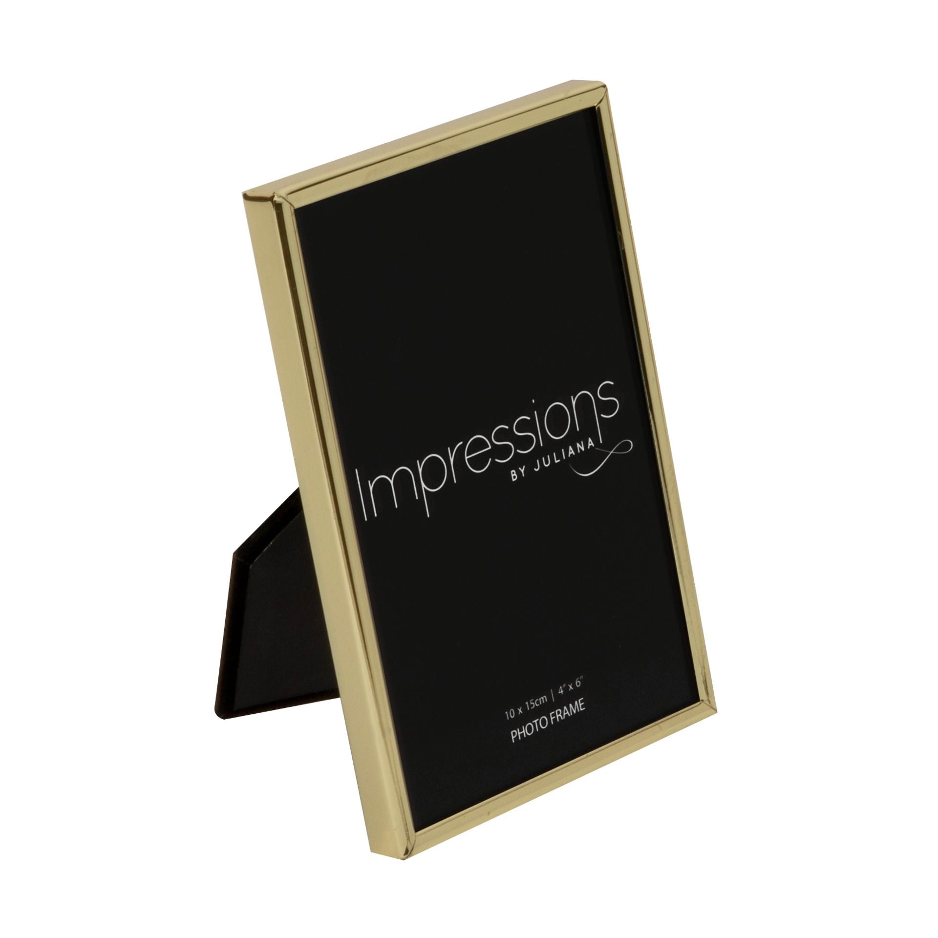 Brass Finished Photo Frame Oblong Thin - 4"X 6"