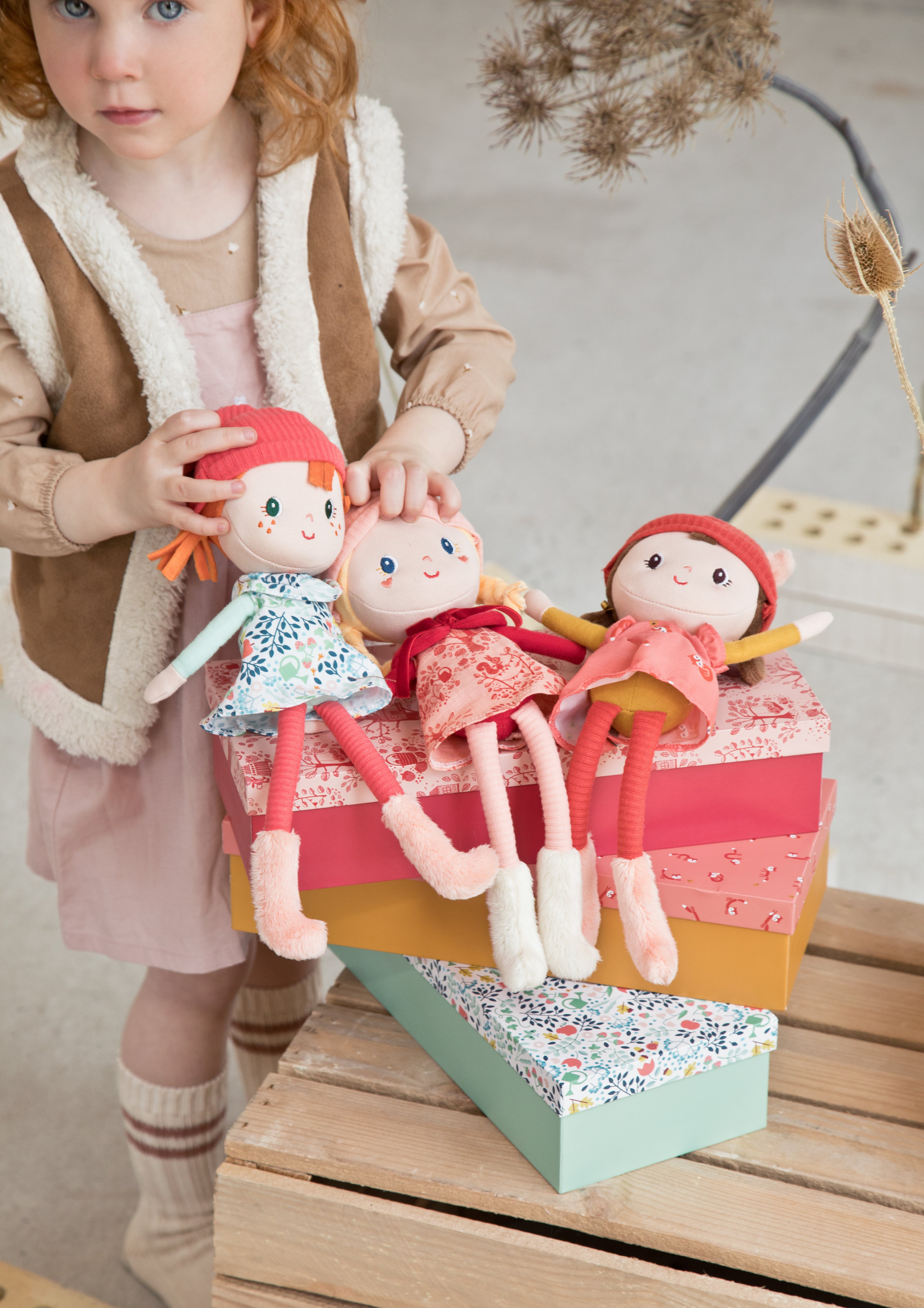 Lilliputiens Lena the Cuddly Doll - In Gift Box