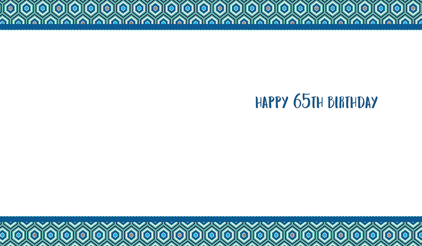 65th Birthday Card