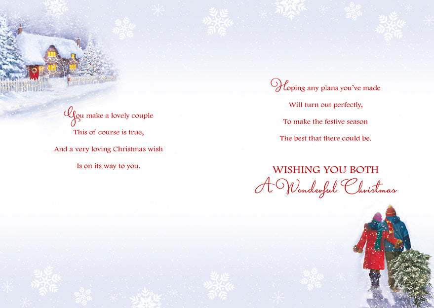 To A Lovely Grandson & His Wife Christmas Card