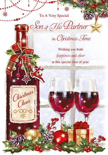 To A Very Special Son & His Partner At Christmas Card