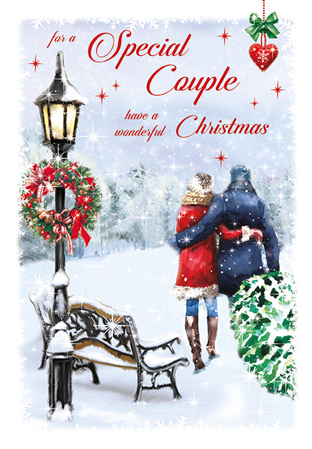 For a Special Couple Have a Wonderful Christmas Card