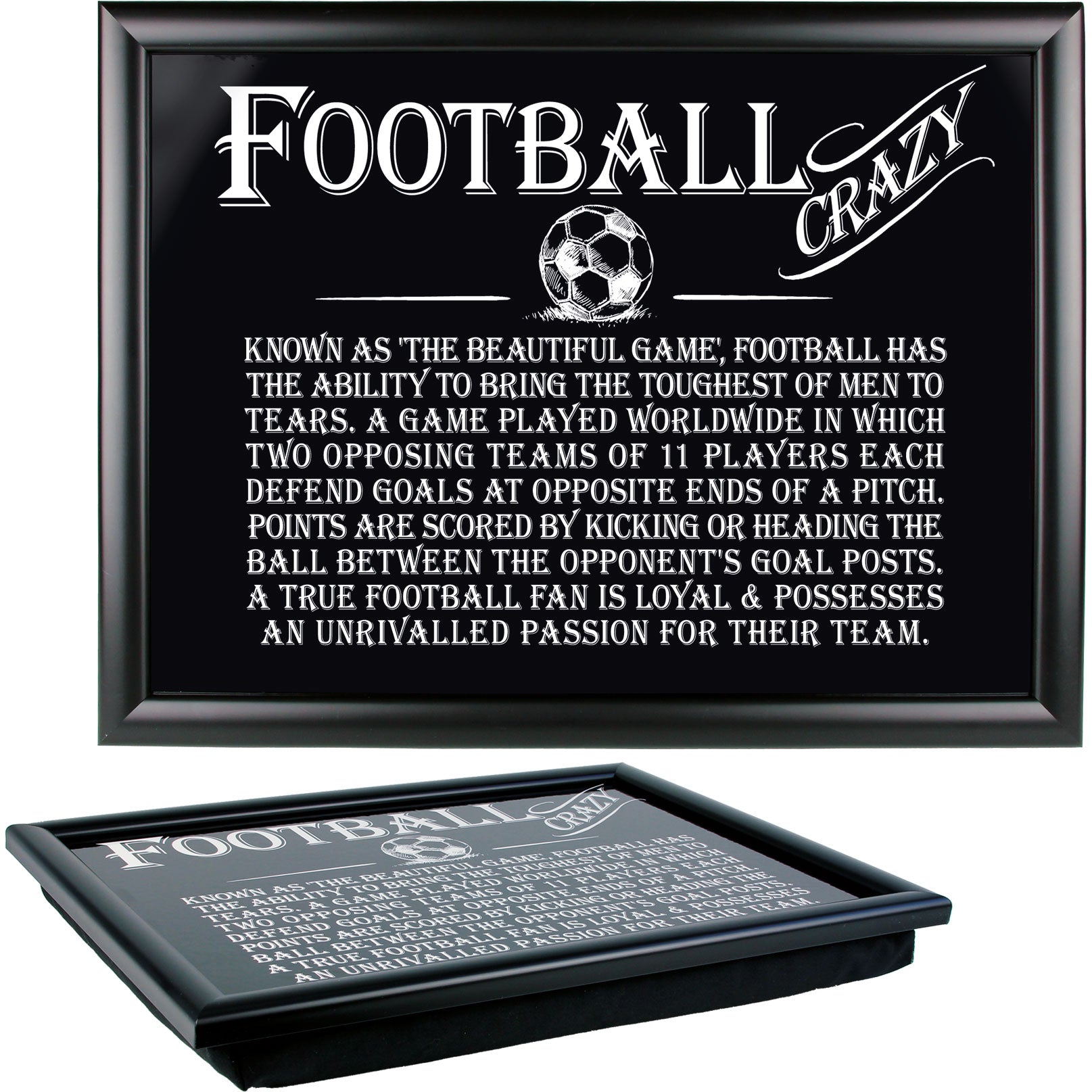 Ultimate Gift For Man Lap Tray Football