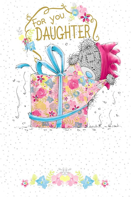 Daughter Birthday Card - Bear And Presents