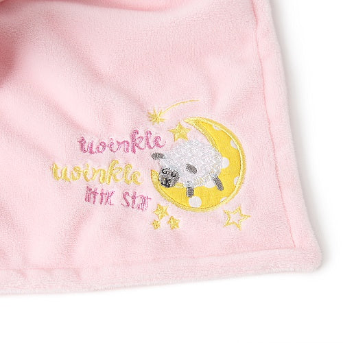 Twinkle Twinkle Pink Baby Comforter