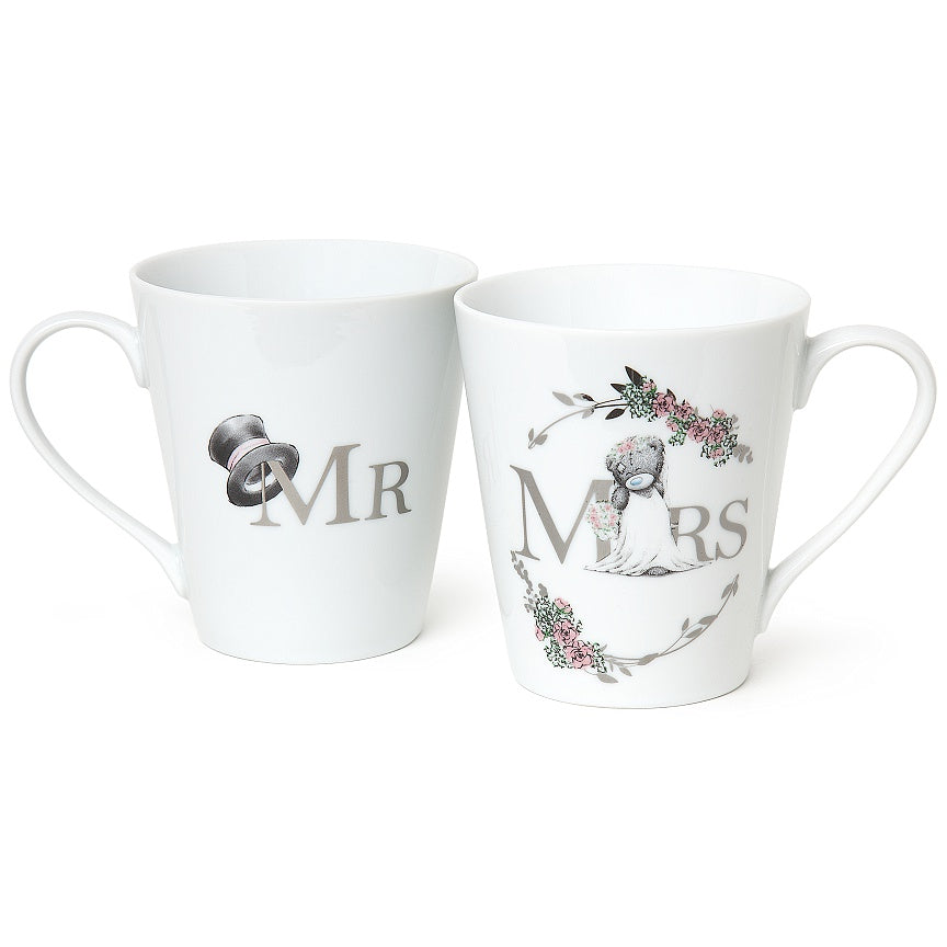 Wedding Mr And Mrs Double Mug Set - Me to You Mugs