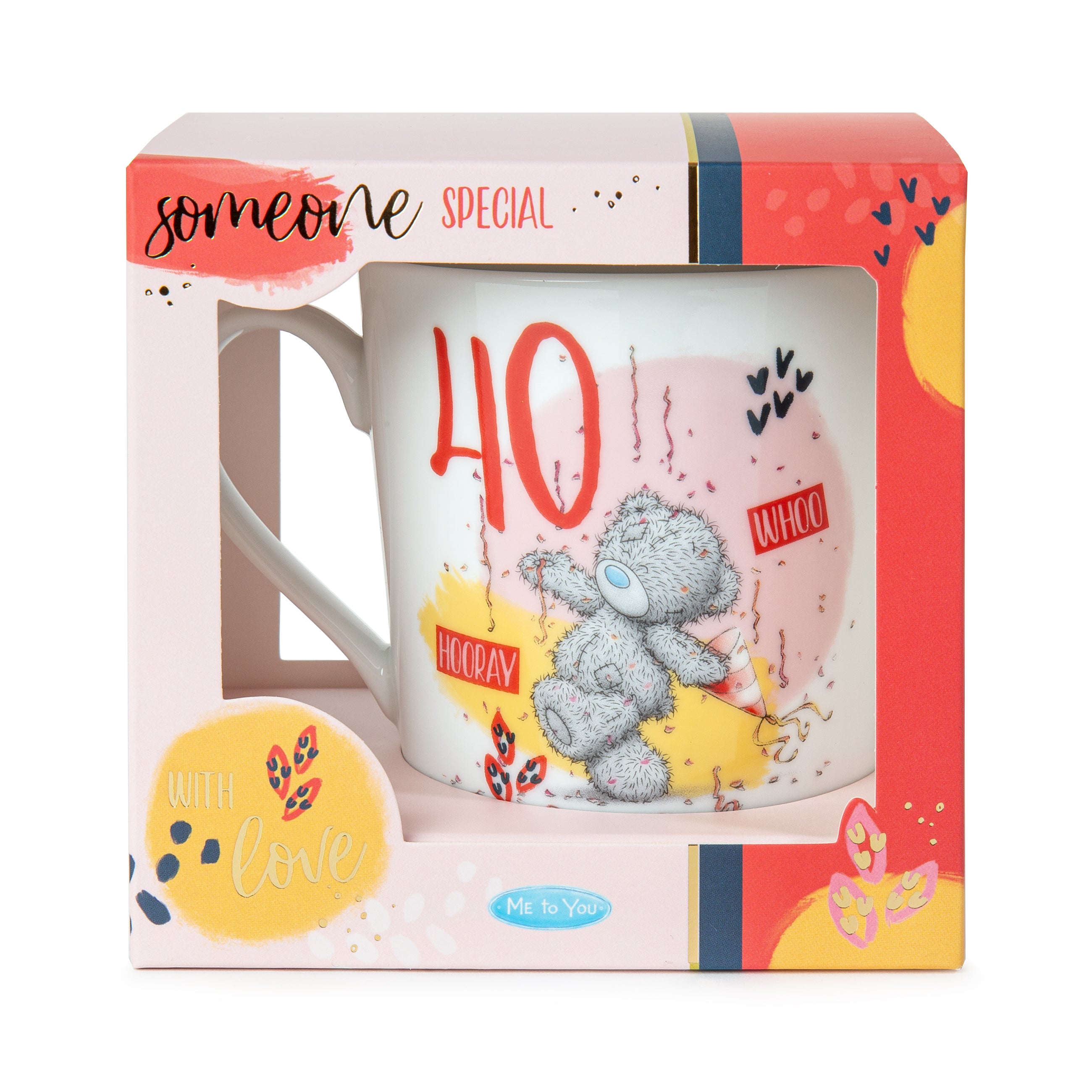 40th Birthday Gift Me to You Bear Boxed Mug