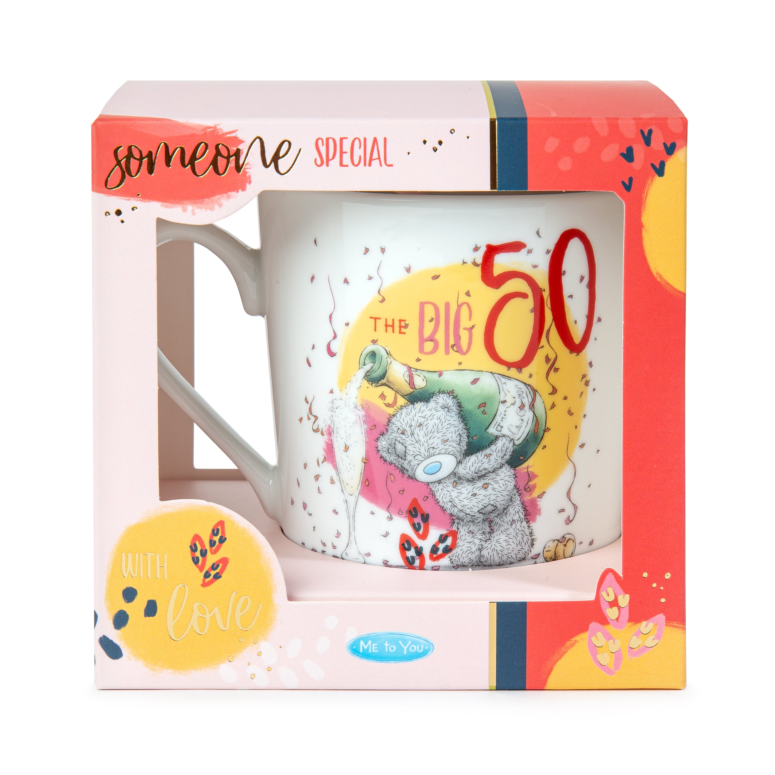 50th Birthday Gift Me to You Bear Boxed Mug