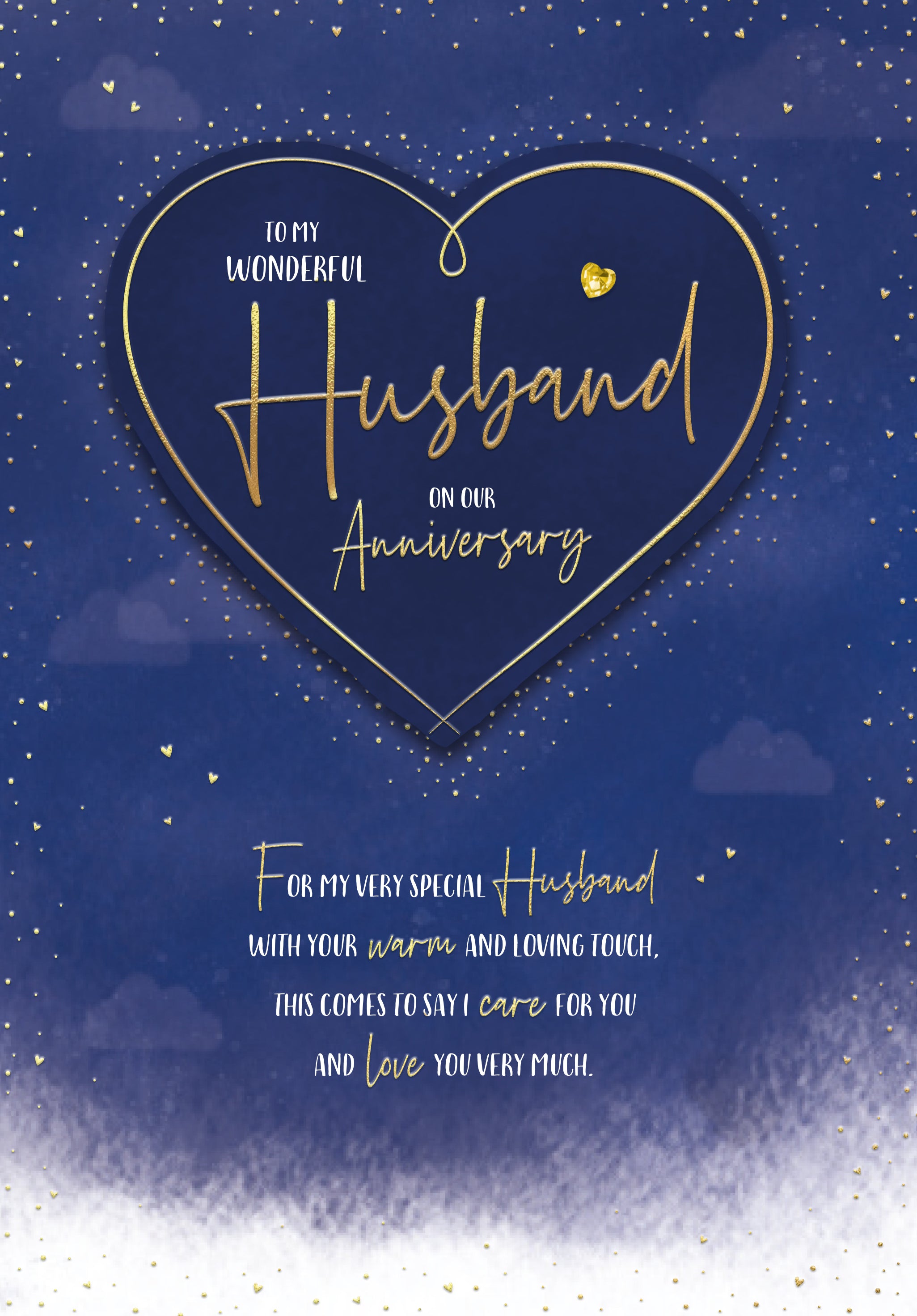Husband Anniversary Card - Hand Made