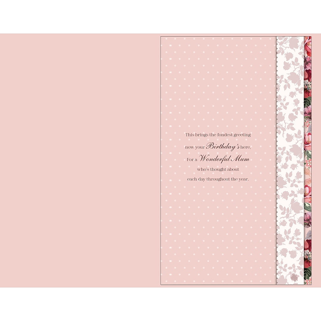 Mum Birthday Card - A Heartfelt Of Love And Happiness