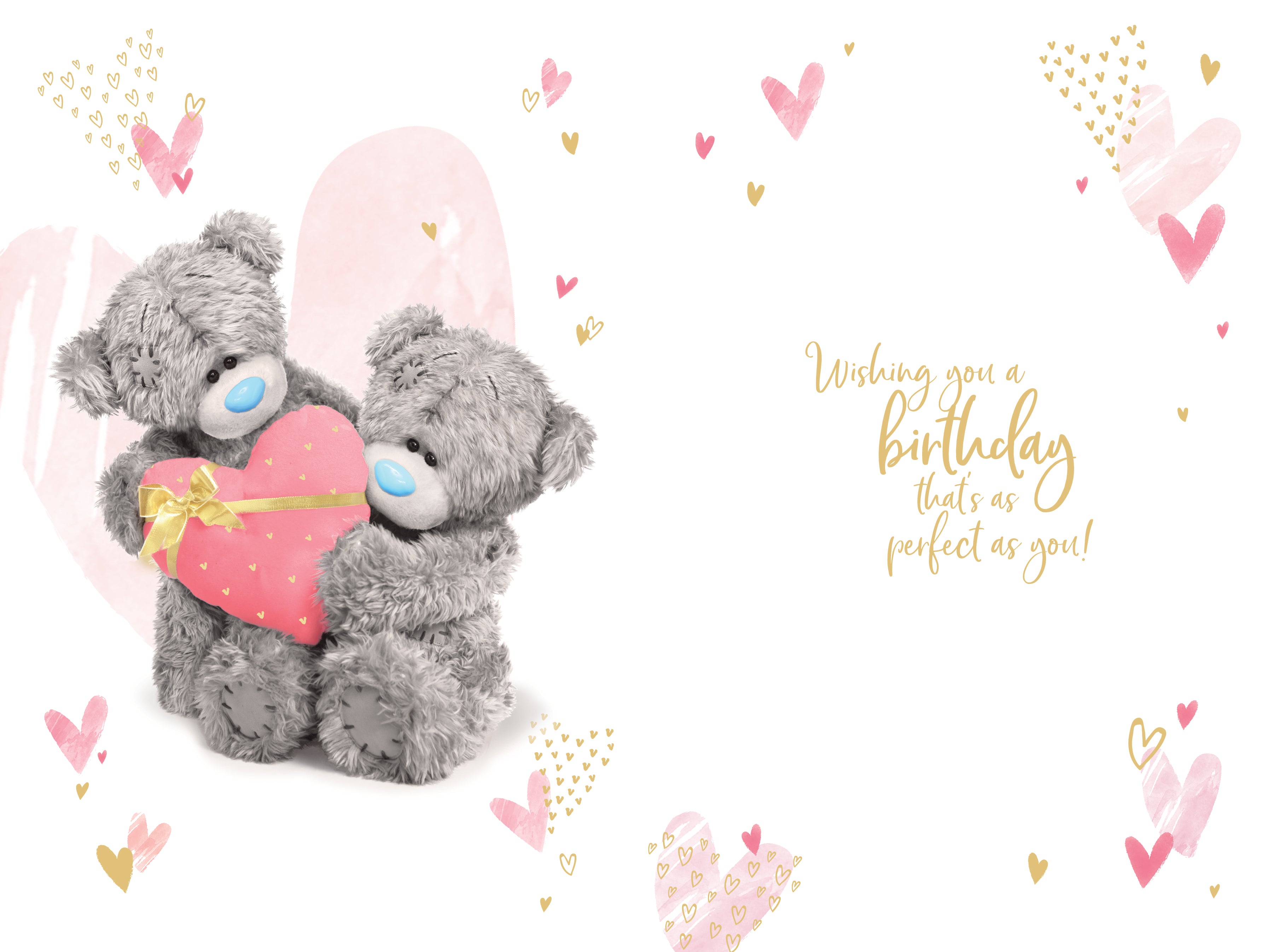 One I Love Birthday Bears Holding Heart