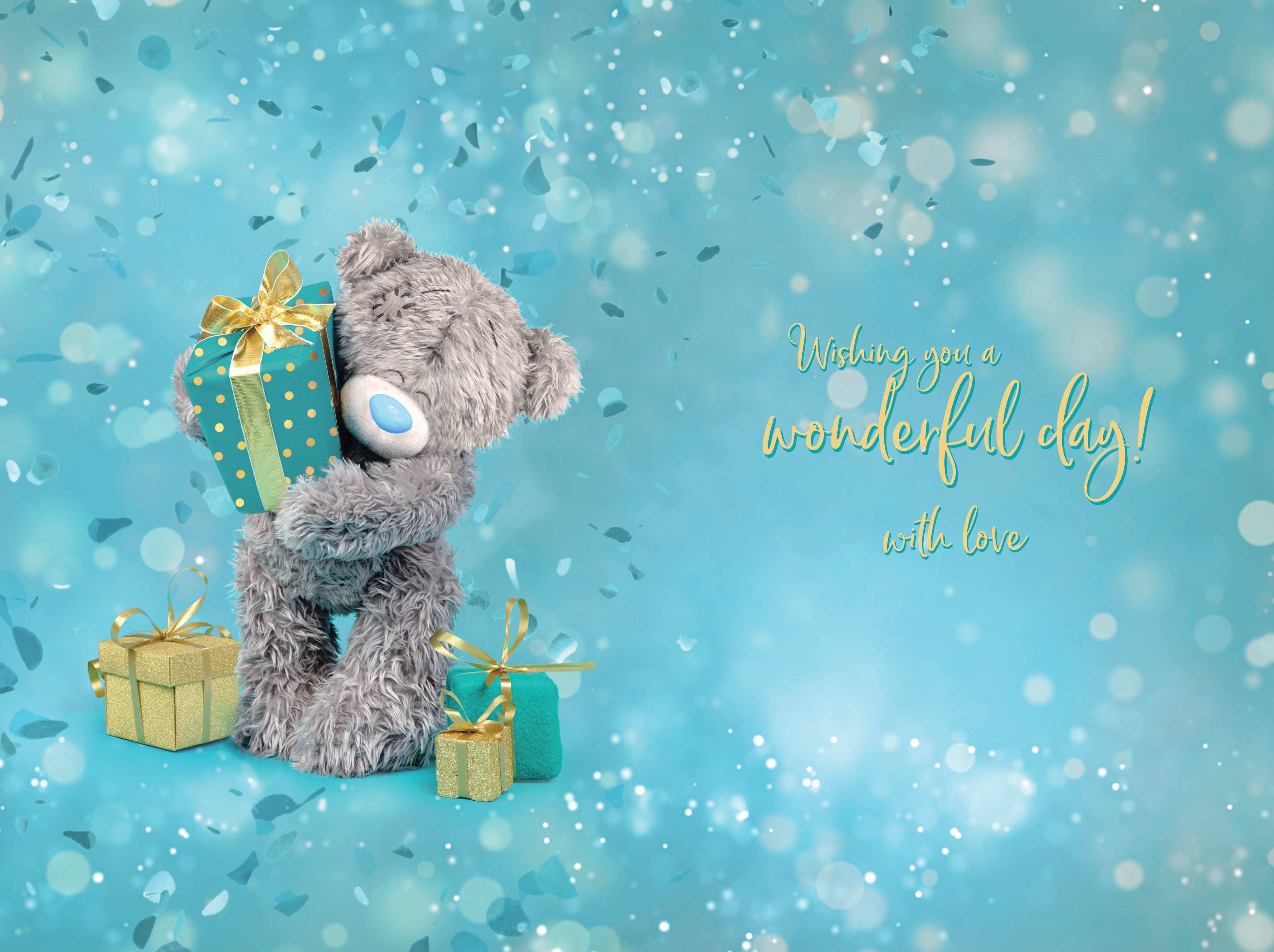 30th Bear Holding Gift Birthday Card - Me To You