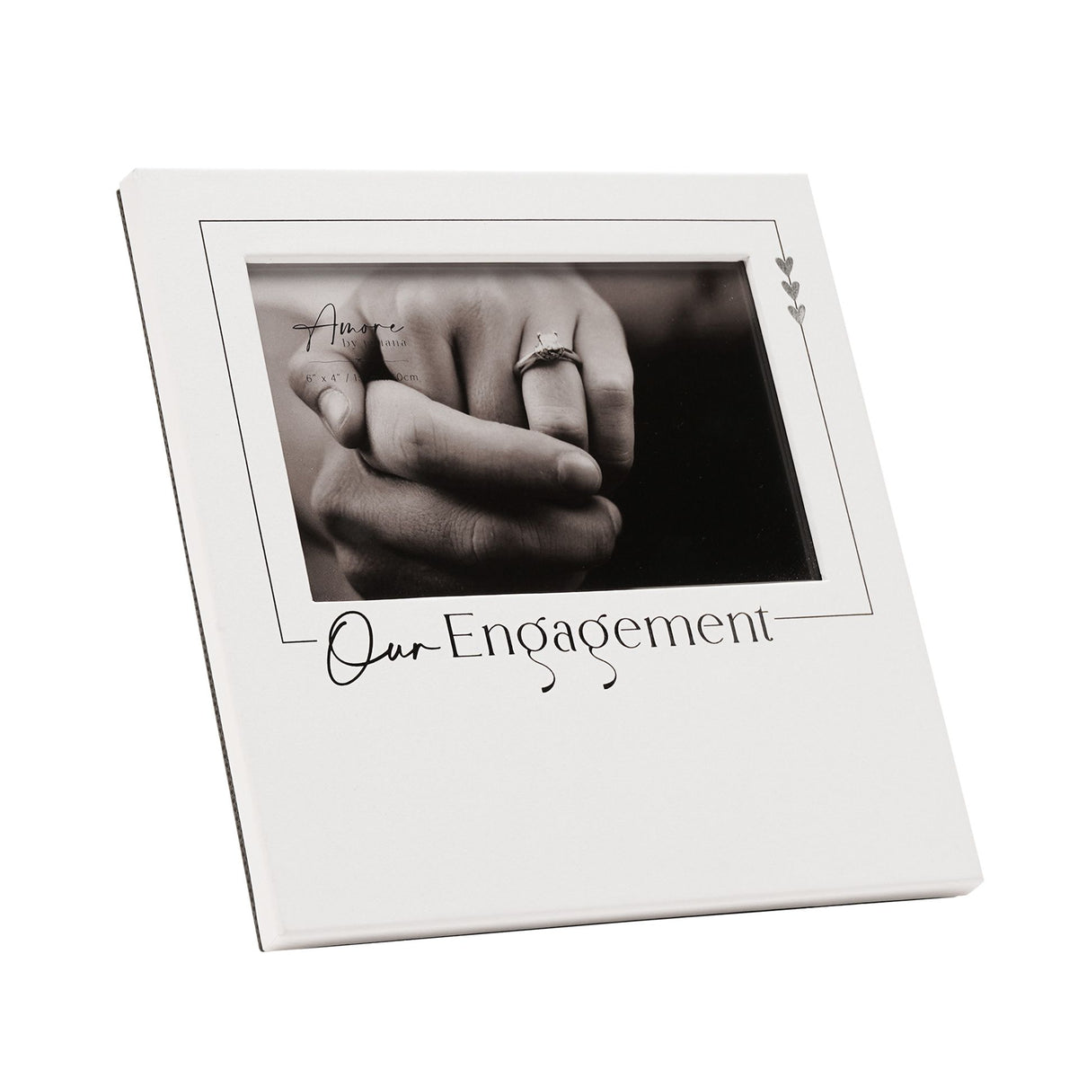 Amore Photo Frame 'Our Engagement' - 6" x 4"