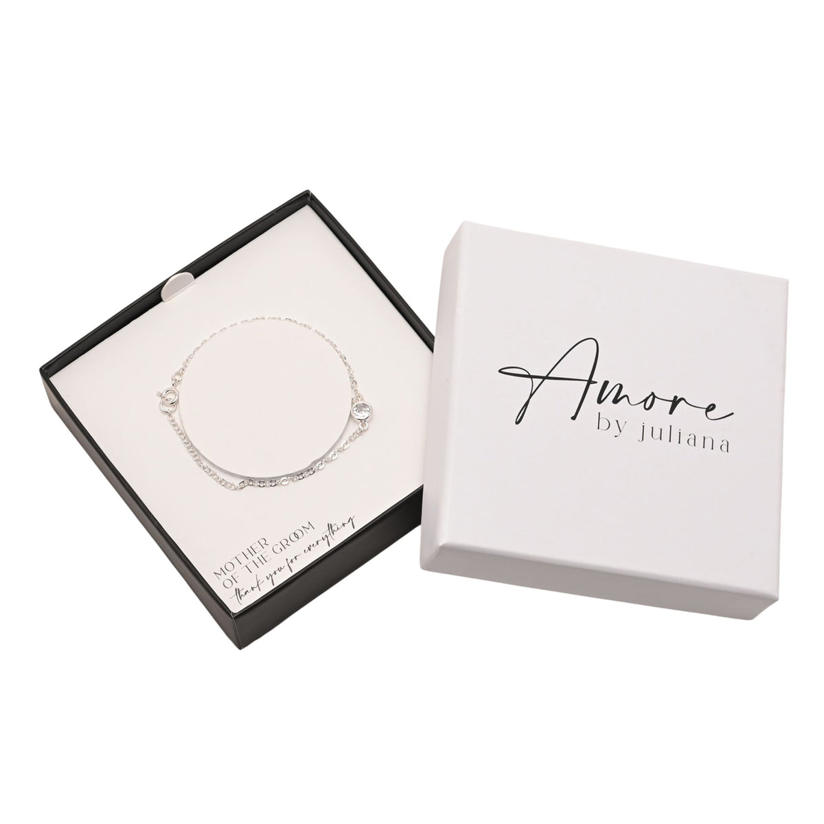 Amore Silver Plated Bracelet - Mother Of The Groom