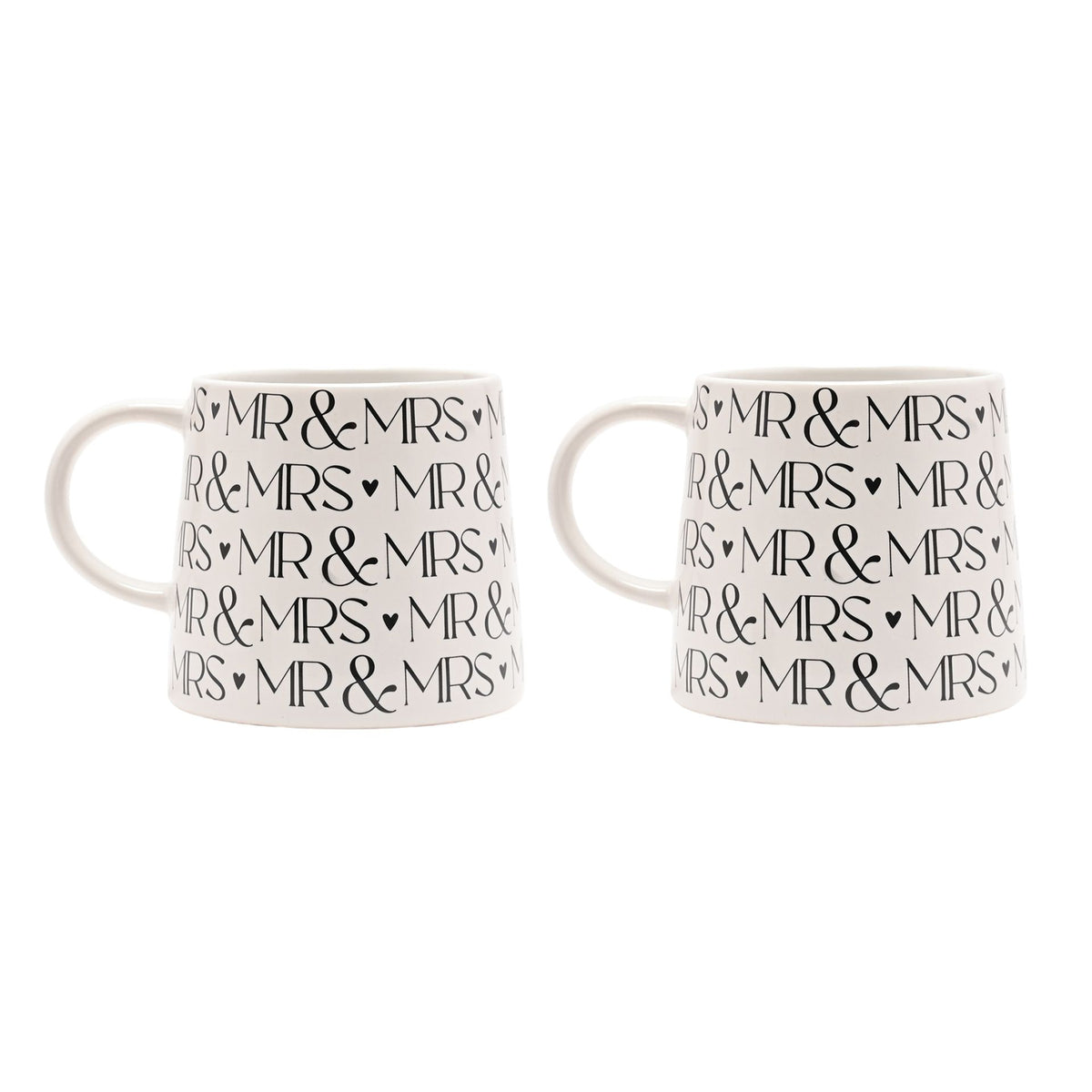 Amore Mugs Set of 2 - Mr And Mrs