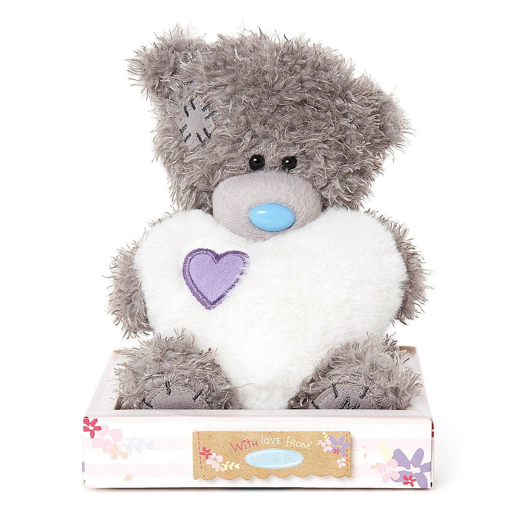 White Padded Heart Me to You Bear - Teddy Bear