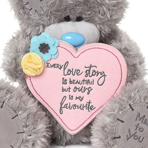 Tatty Teddy Heart Shaped Love Story Book - Soft Toy