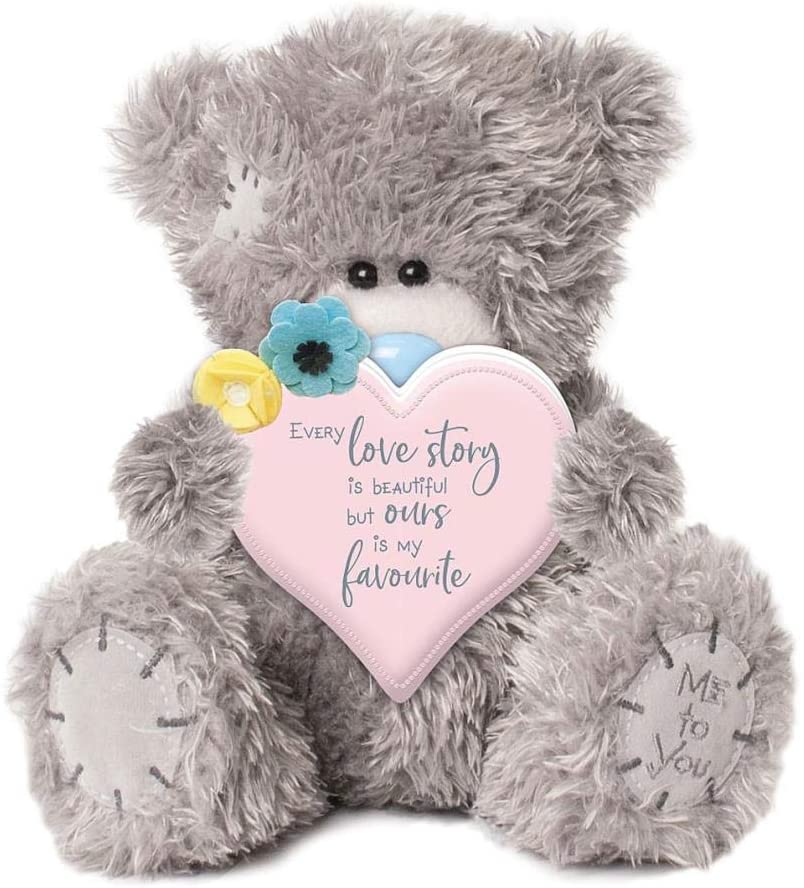 Tatty Teddy Heart Shaped Love Story Book - Soft Toy