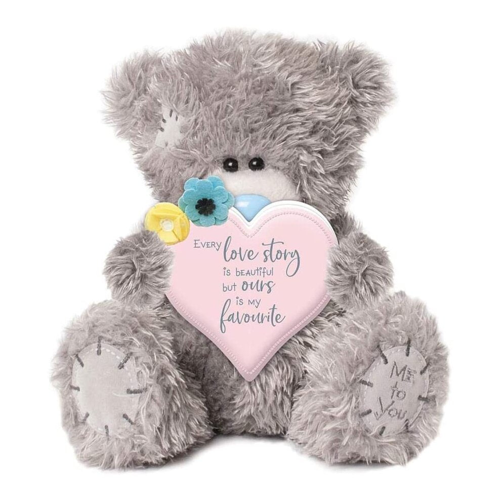Tatty Teddy Heart Shaped Love Story Book - Soft Toy