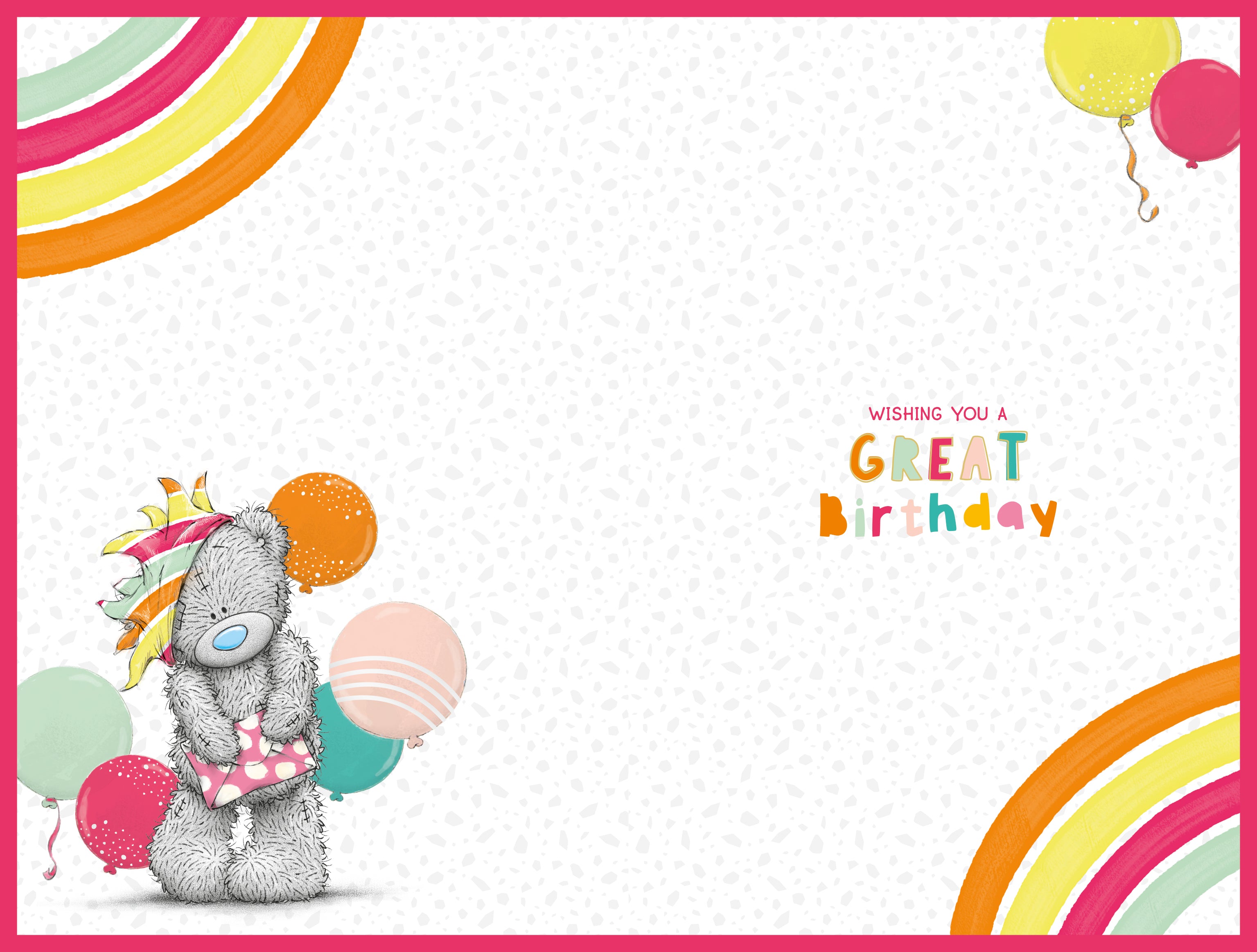 3rd BirthdayCard - Bear Hanging At Top Of Number 3 Card - Me To You