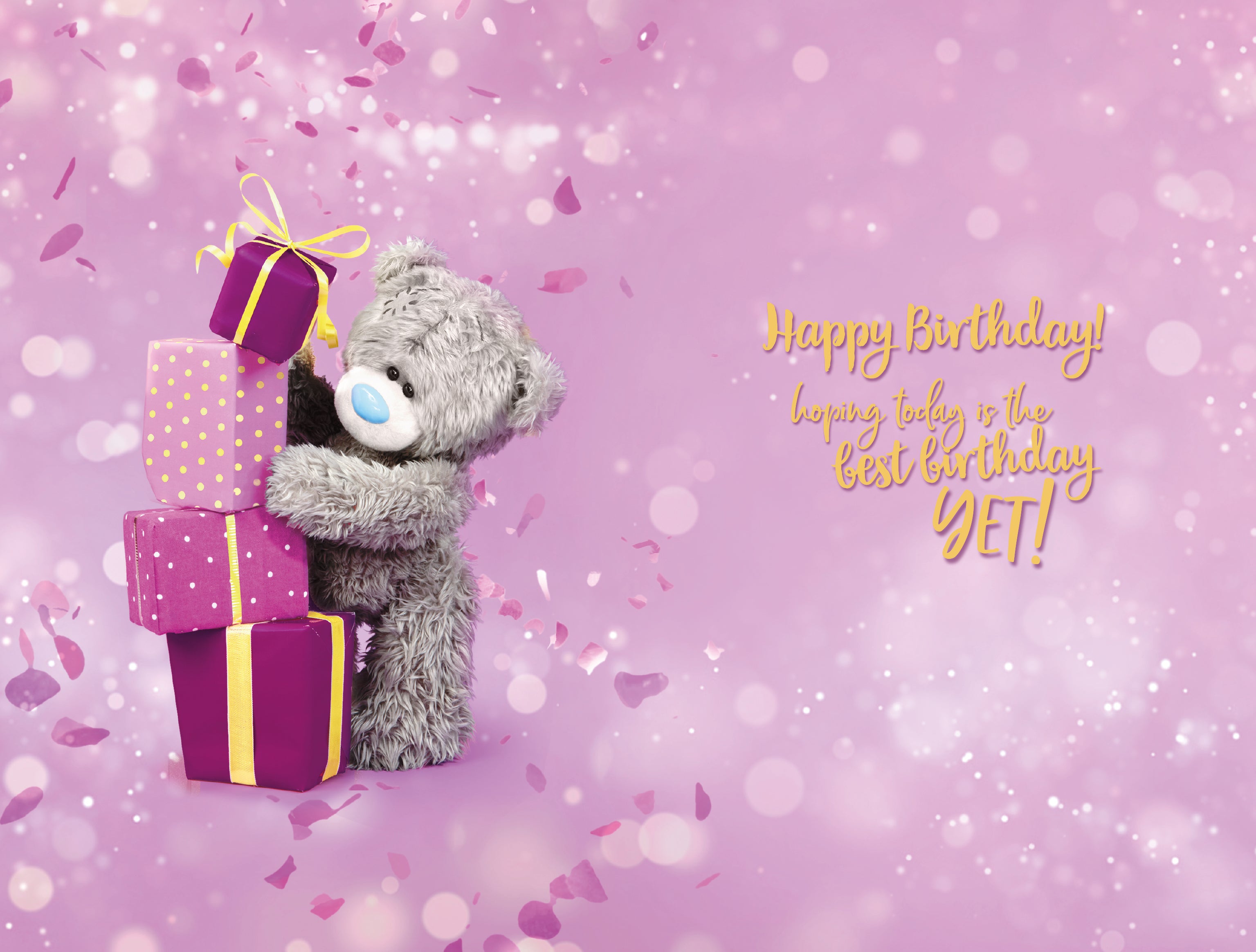 13th Birthday Bear stacking Gifts - Me to You