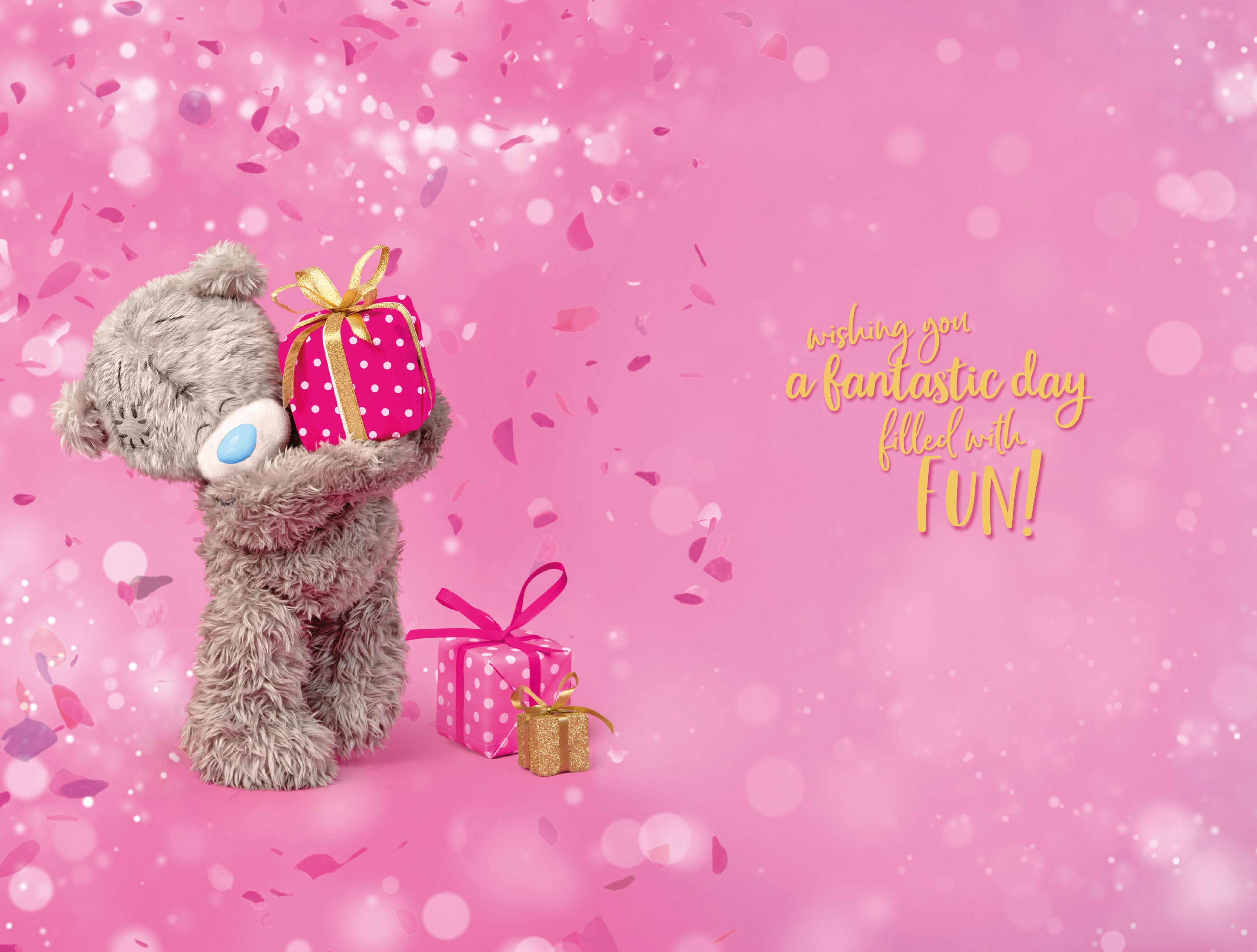 14th Birthday Bear And Pink Spotty Gift - Me to You