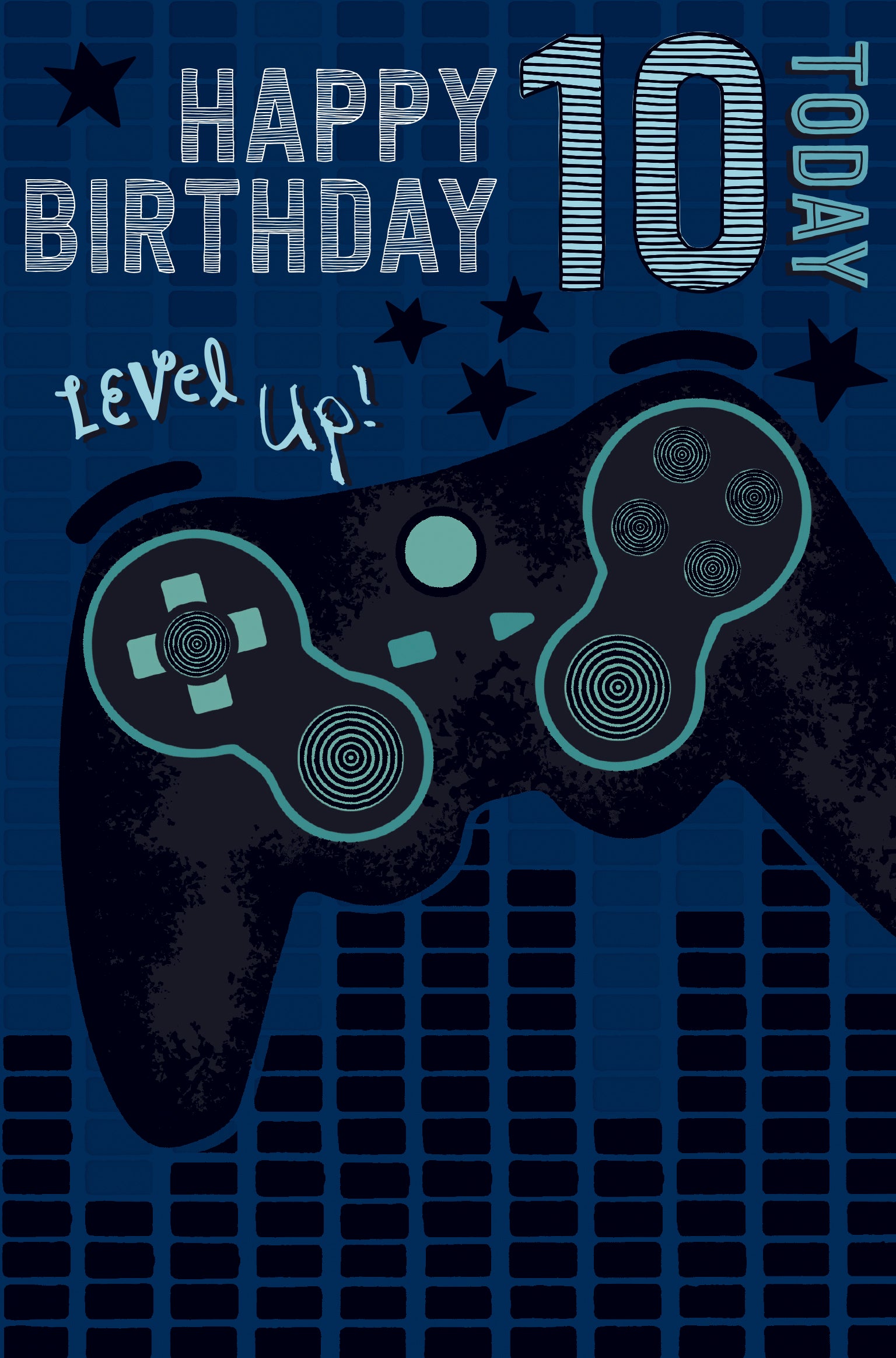 10th Birthday Boy Card Game Console