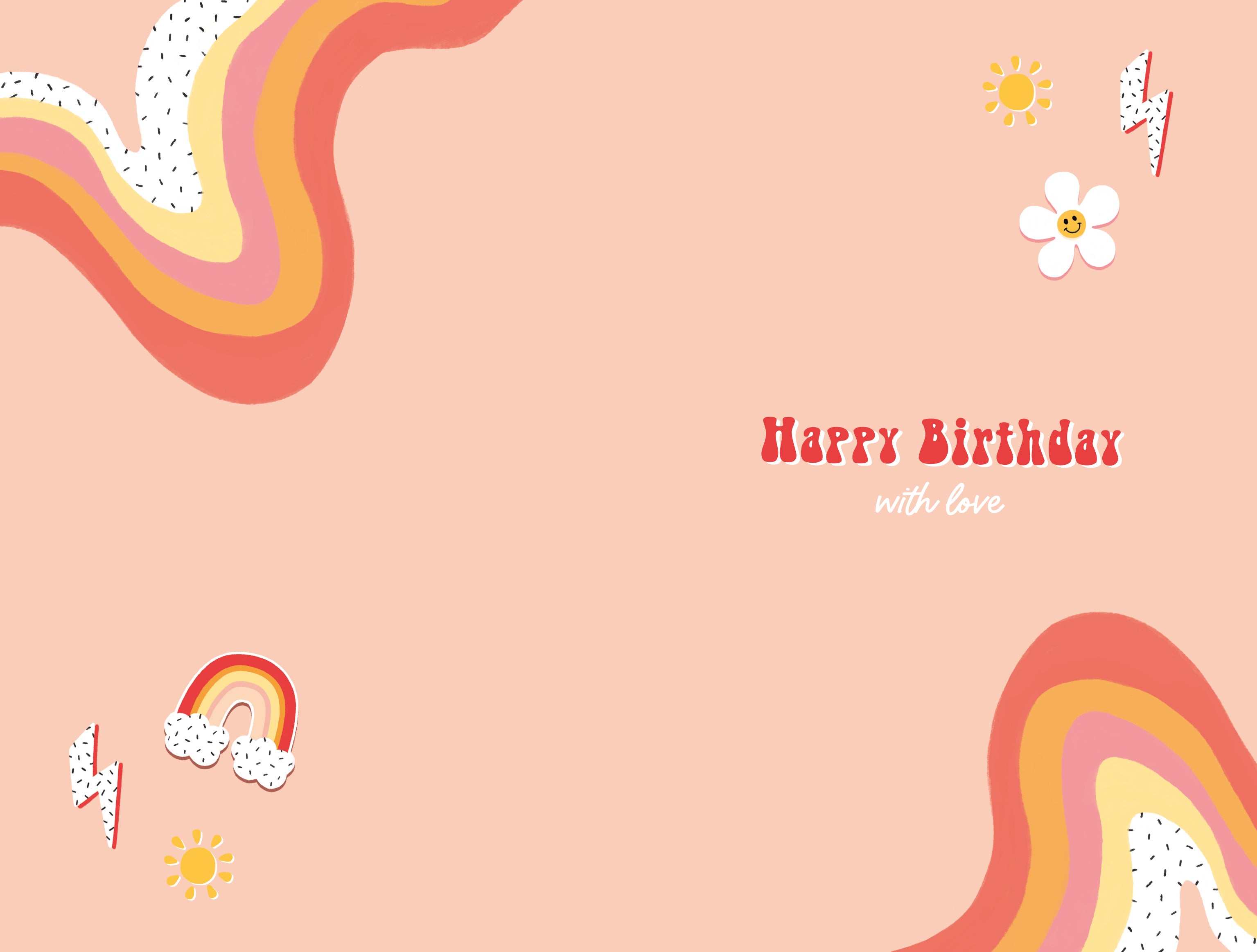 11th 70s Birthday Girl Card - Vibes And Colours