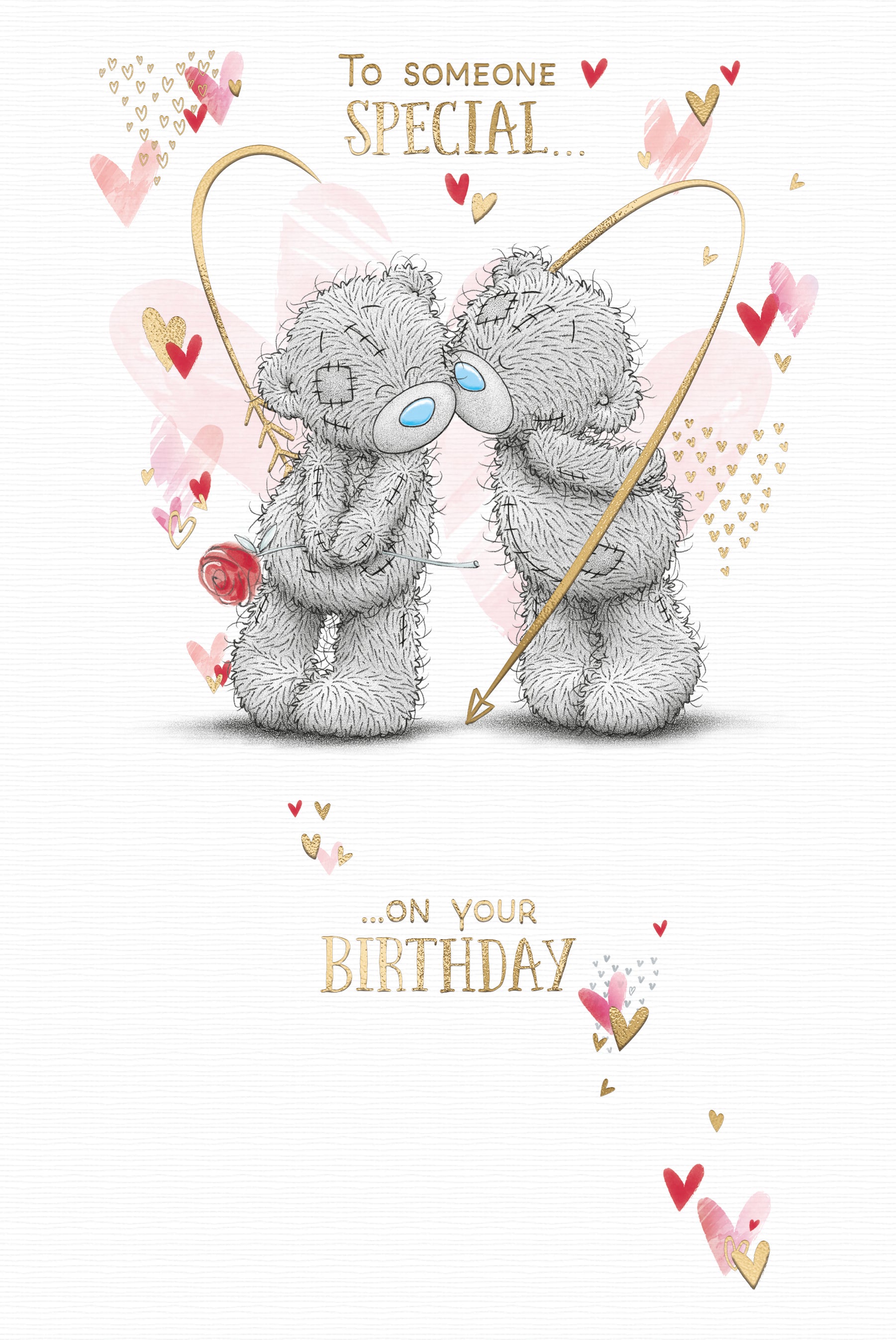 Someone Special Bears Kissing Birthday Card