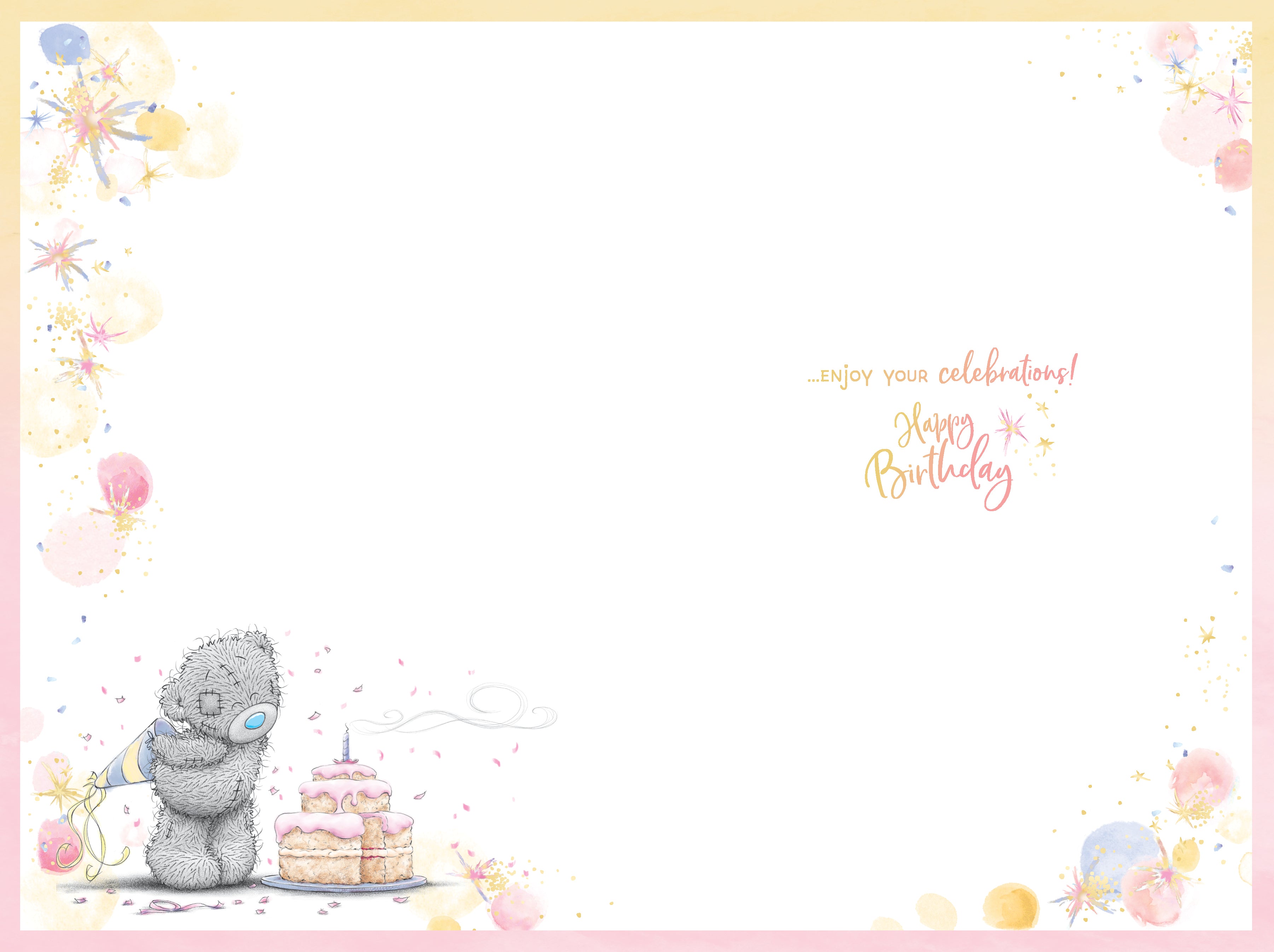 18th Birthday Bear With Party Hat Birthday Card - Me To You