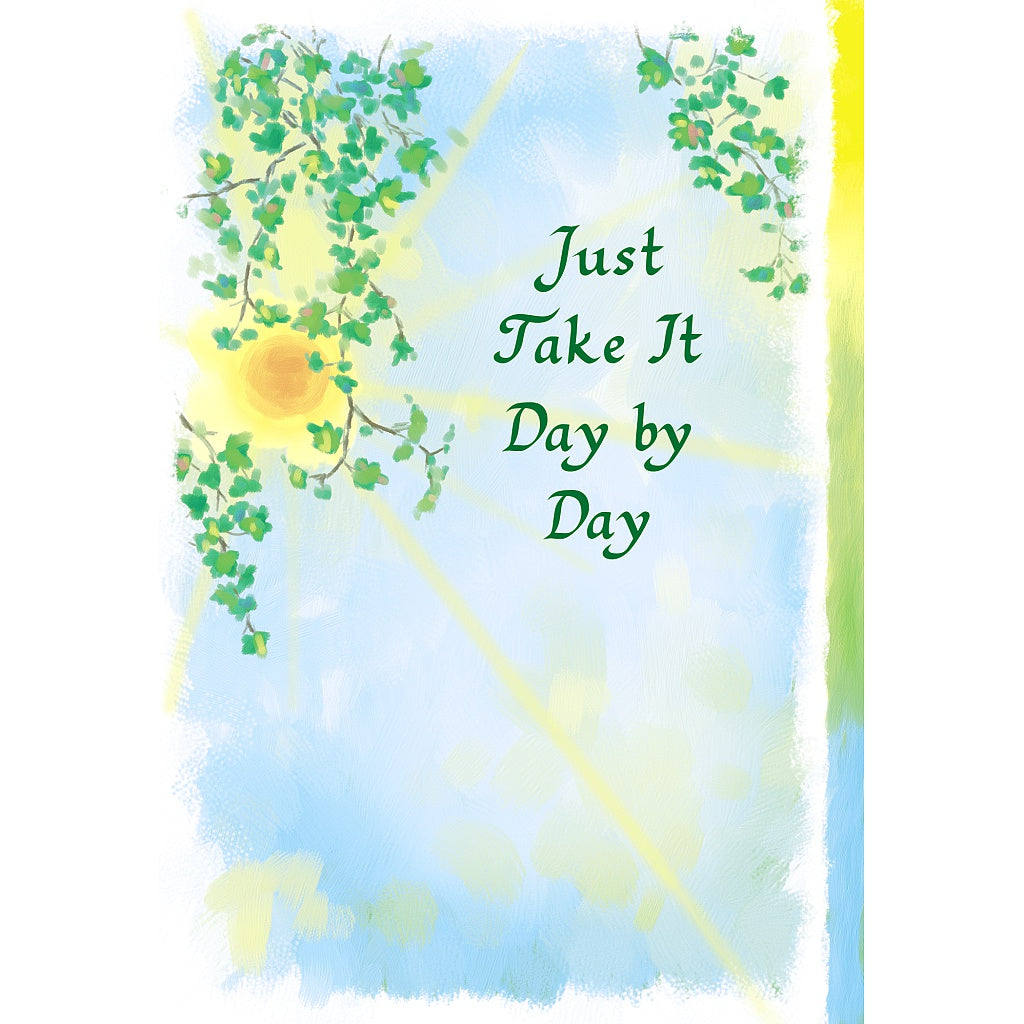 Just Take It Day By Day Card - Blue Mountain Arts