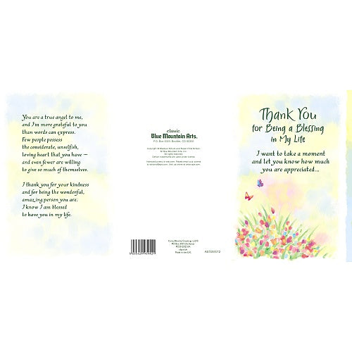 Thank You for Being a Blessing in My Life Card - Blue Mountain Arts