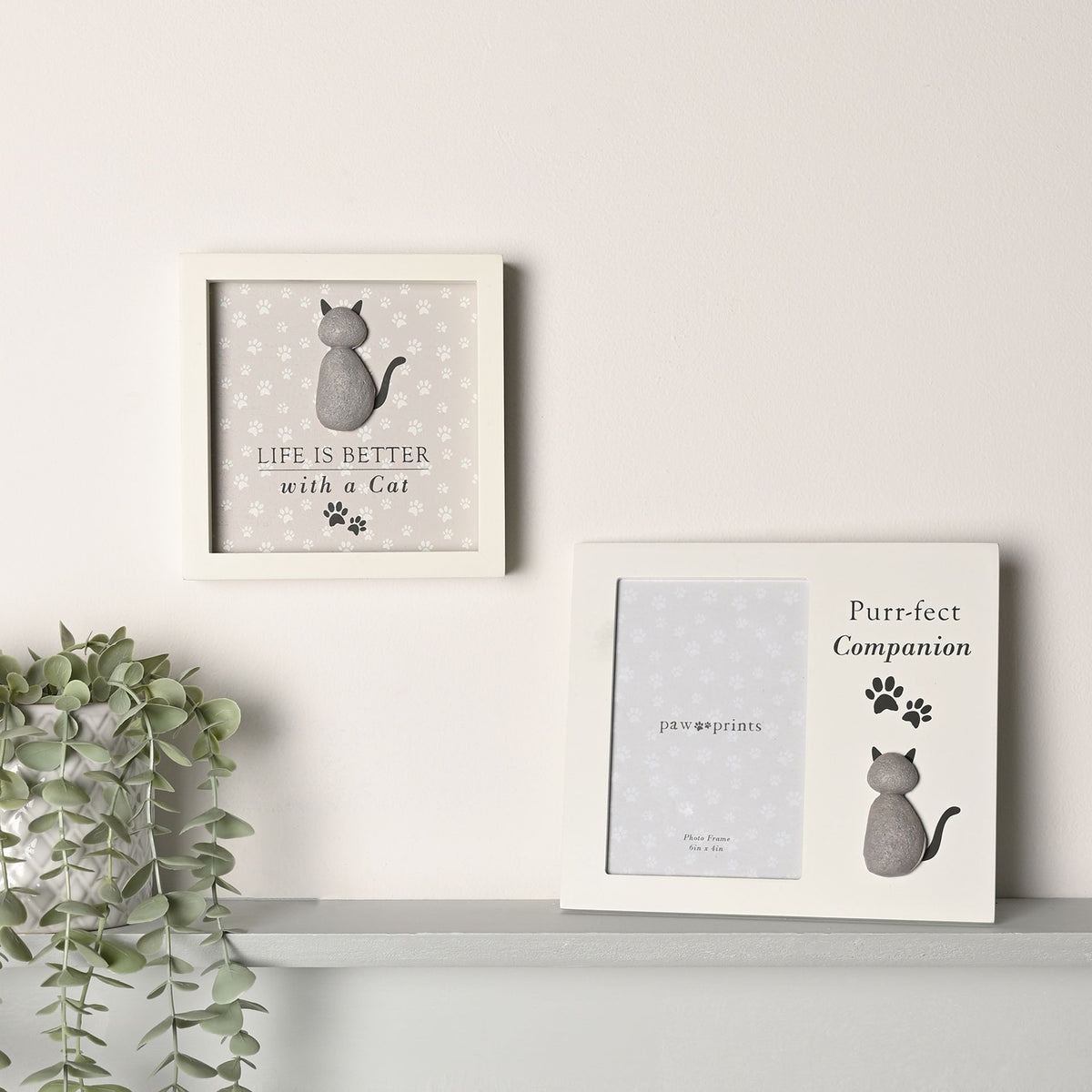 Best of Breed Framed Plaque - "Life Is Better with a Cat"