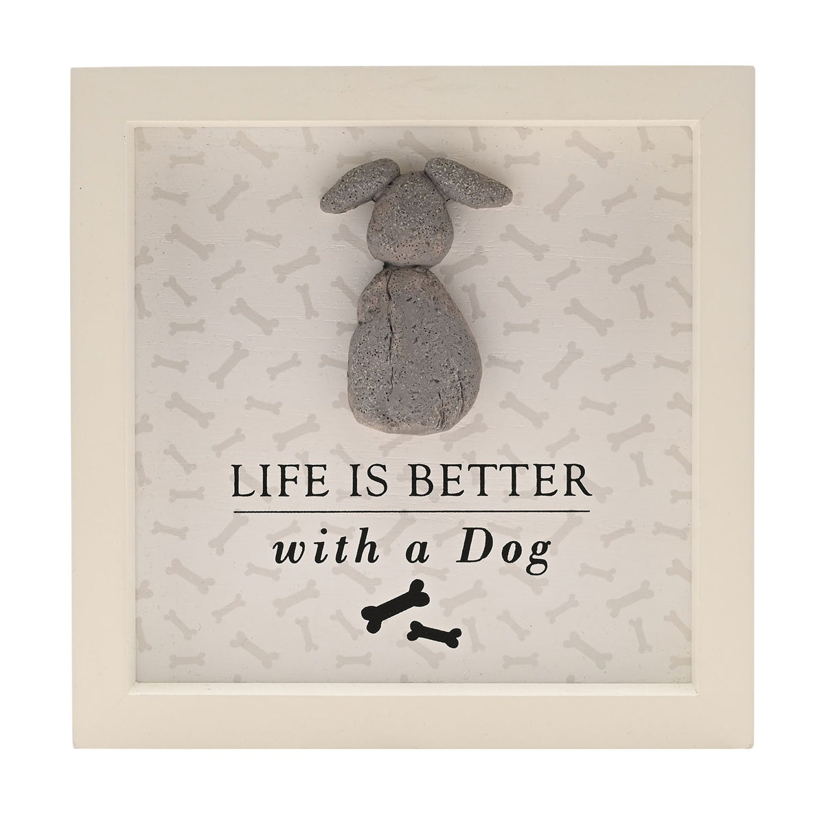Best of Breed Framed Plaque - "Life Is Better with a Dog"